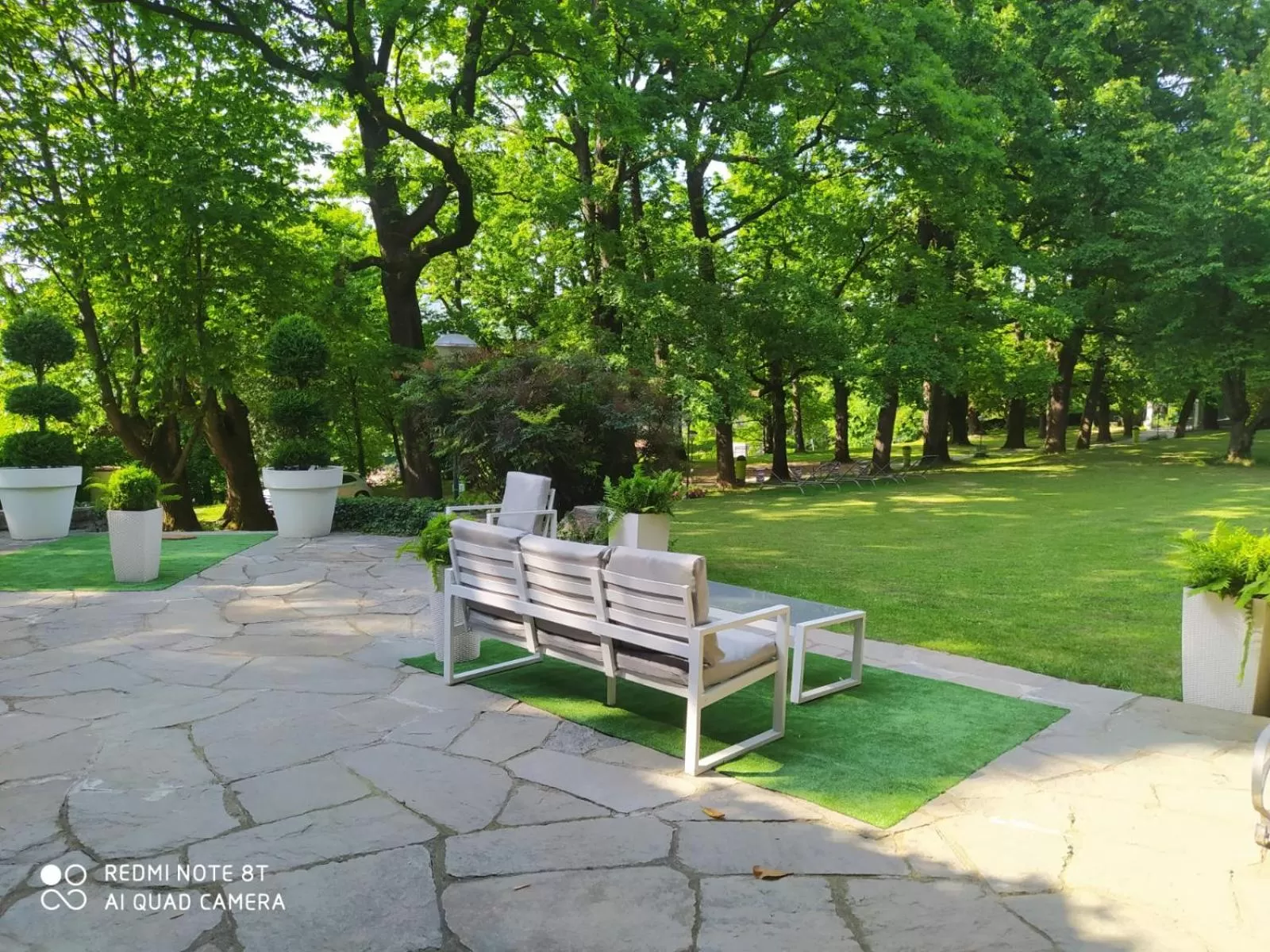 Garden view in "La Selvetta" bed and breakfast