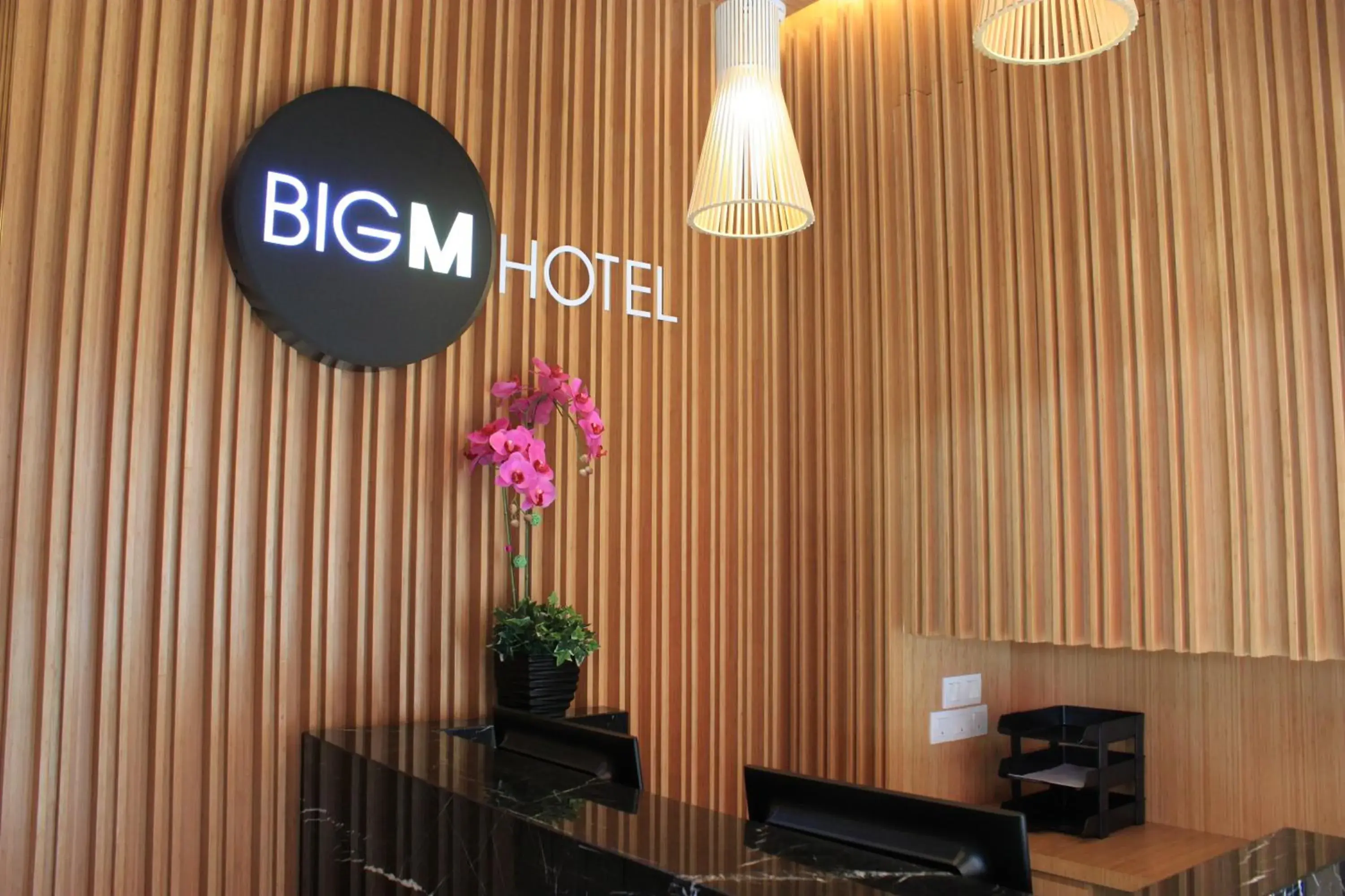 Facade/entrance in BIG M Hotel