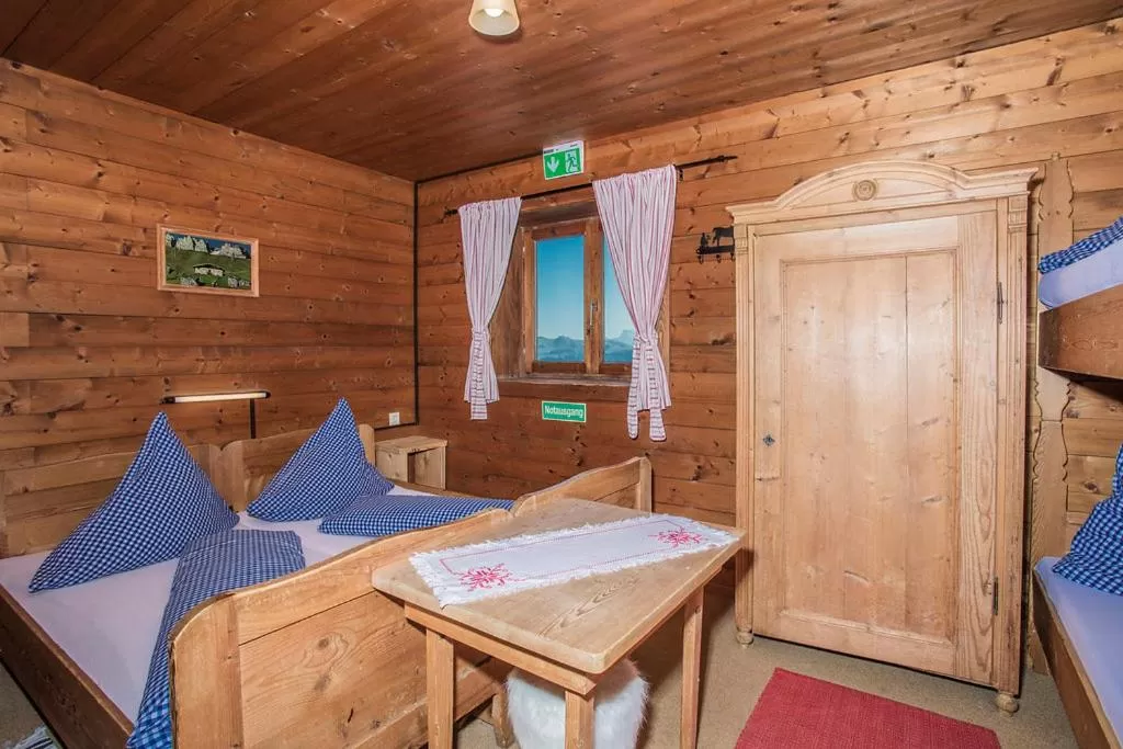 Hocheckhuette On Top of the Kitzbuehel Hahnenkamm Mountain