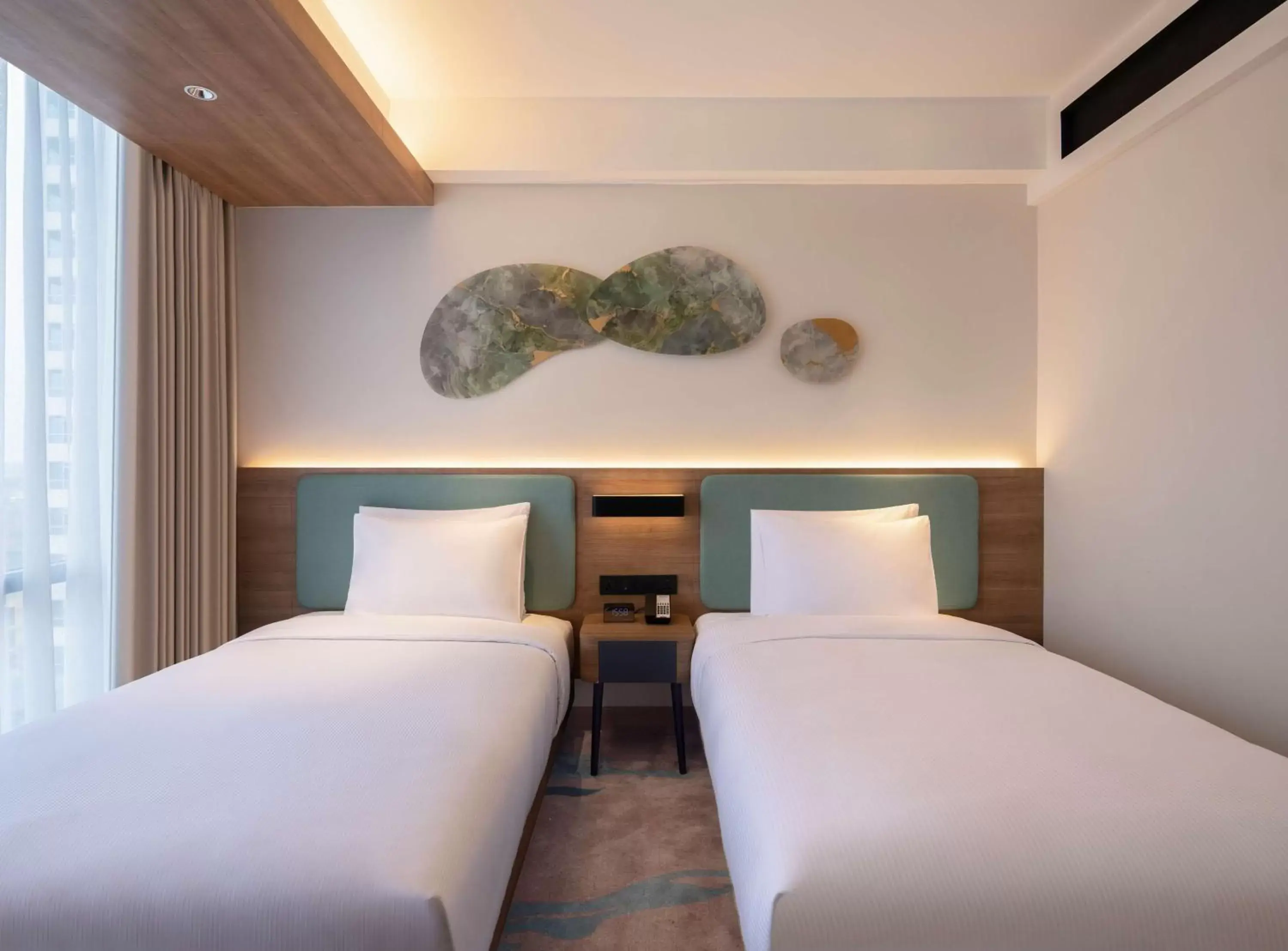 Bed in Hilton Garden Inn Jakarta Taman Palem Bed in Hilton Garden Inn Jakarta Taman Palem