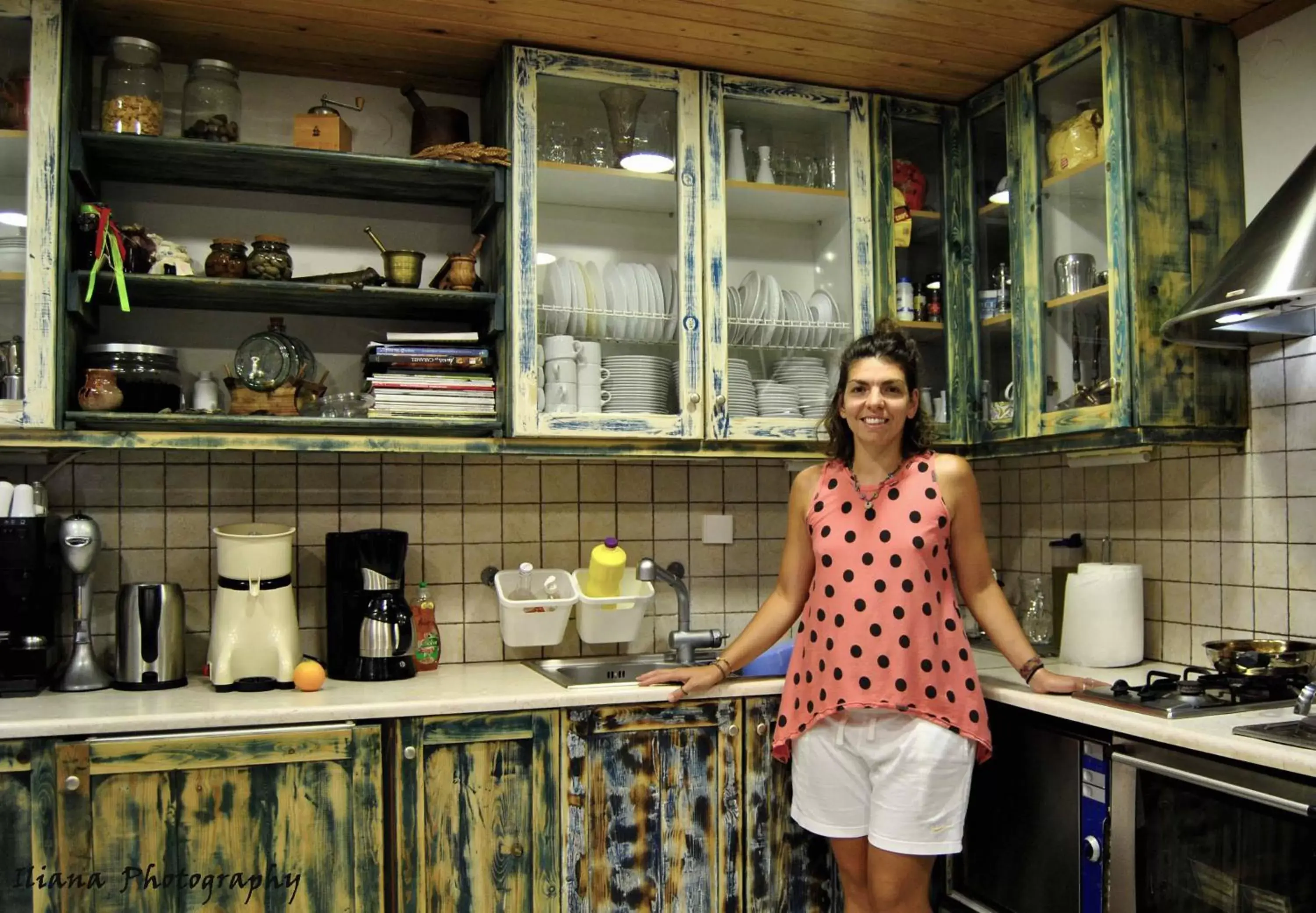 People, Kitchen/Kitchenette in Filoxenia Studios