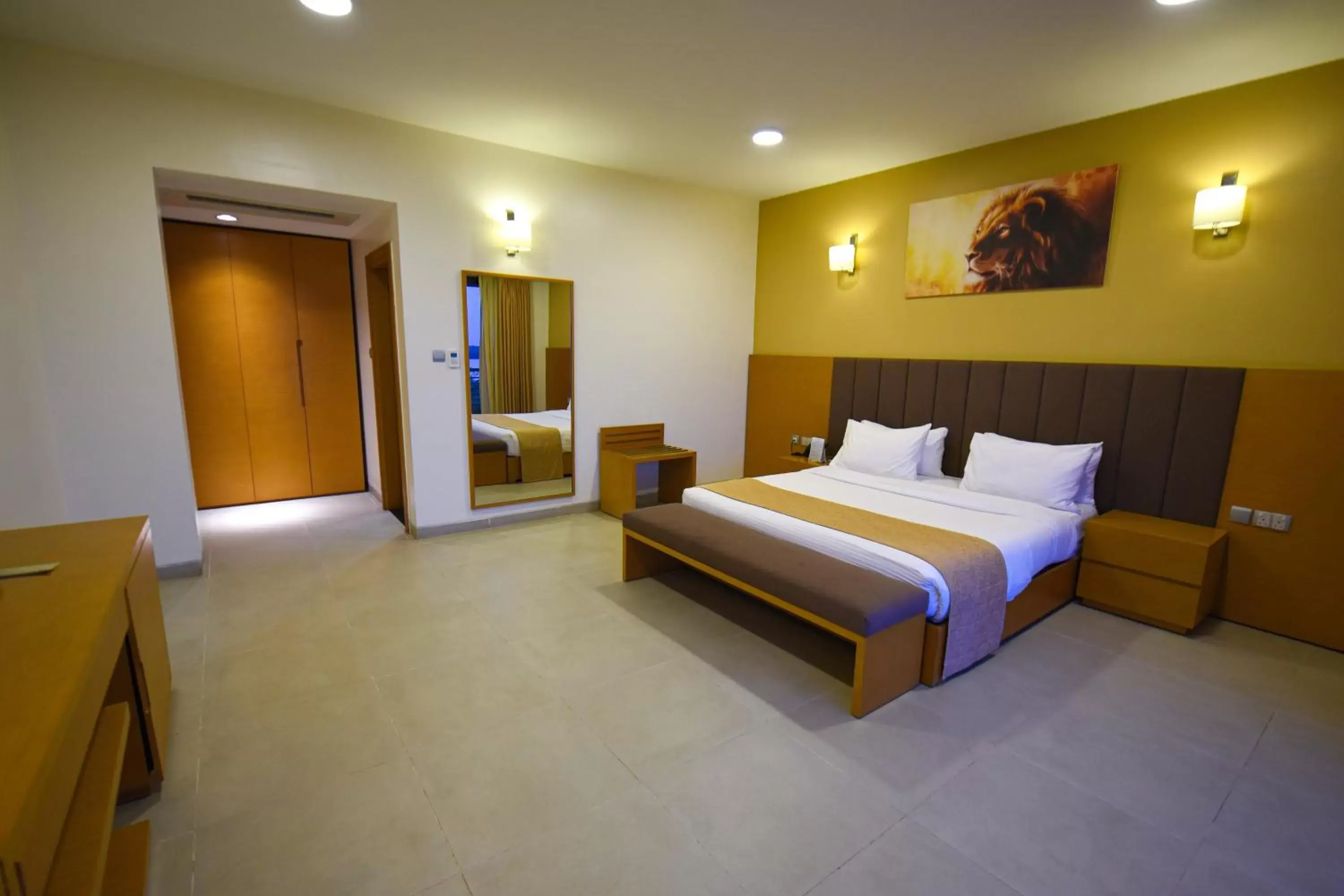 Bed in K Hotels Entebbe