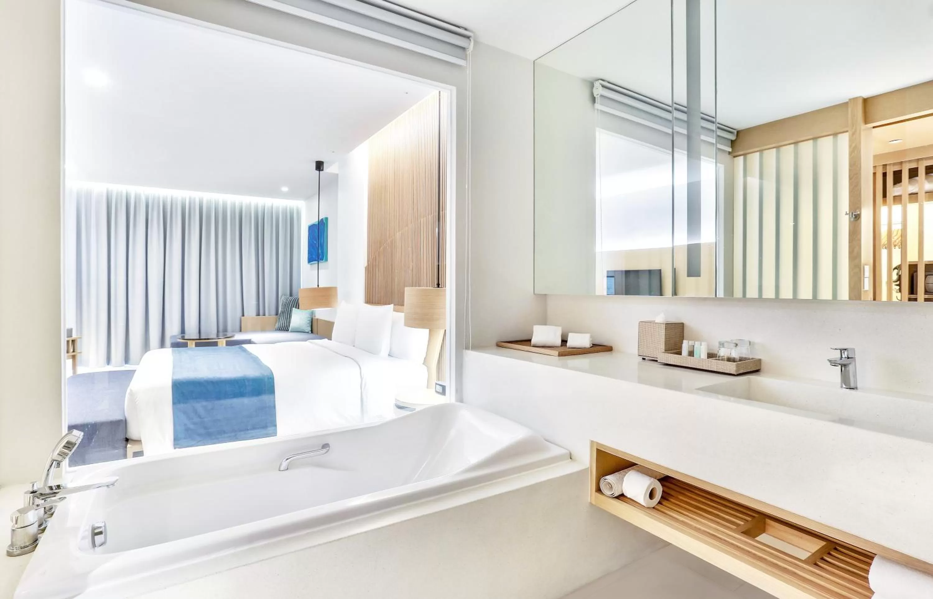 Bathroom, Bed in Ace of Hua Hin Resort - SHA PLUS