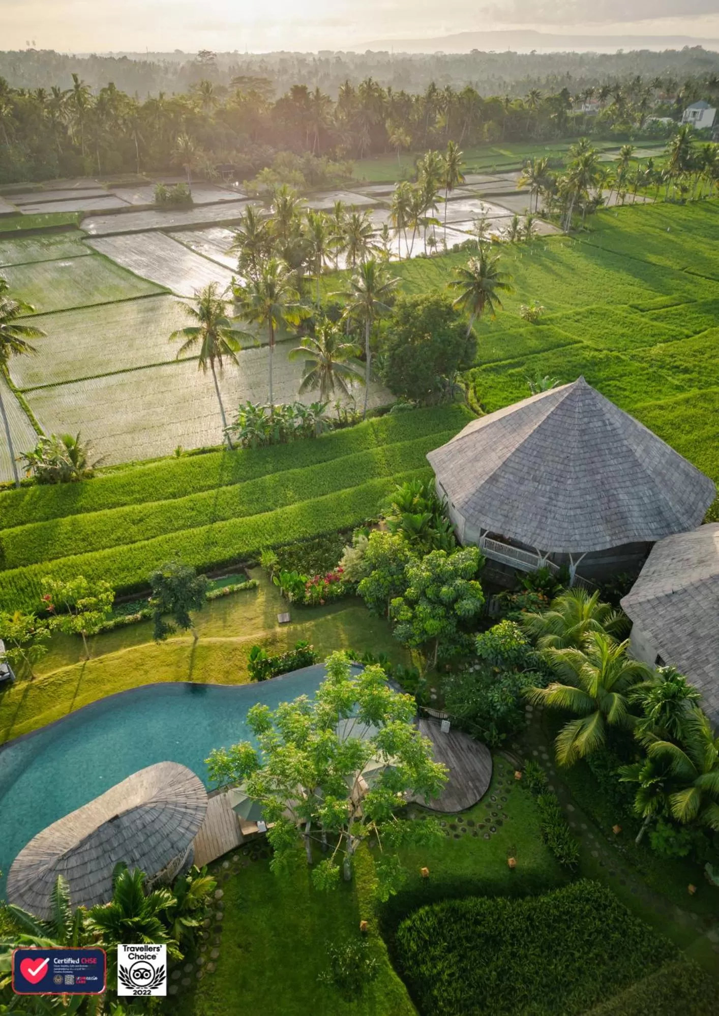 Bird's eye view in thewakanda Resort A Pramana Experience