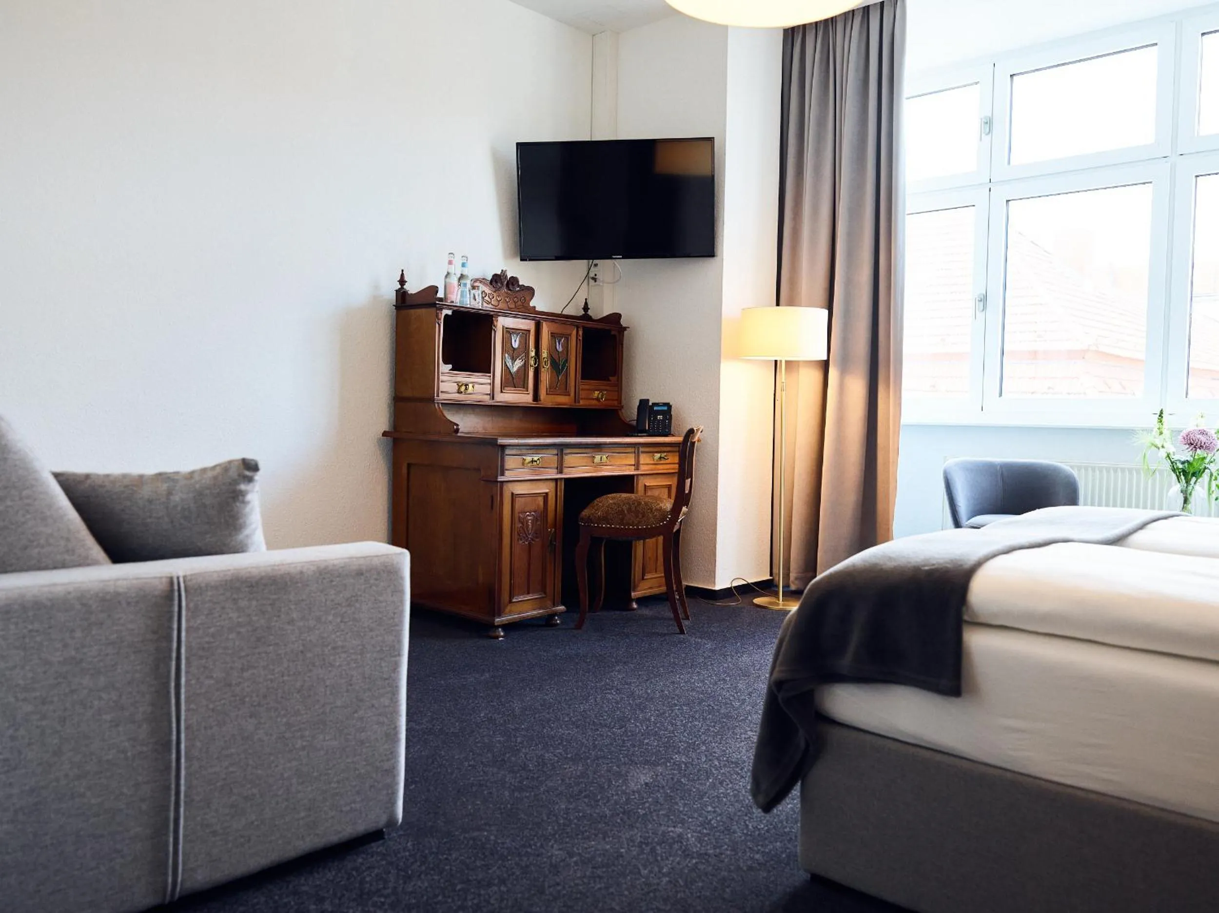 Bed in Hotel Lindenufer