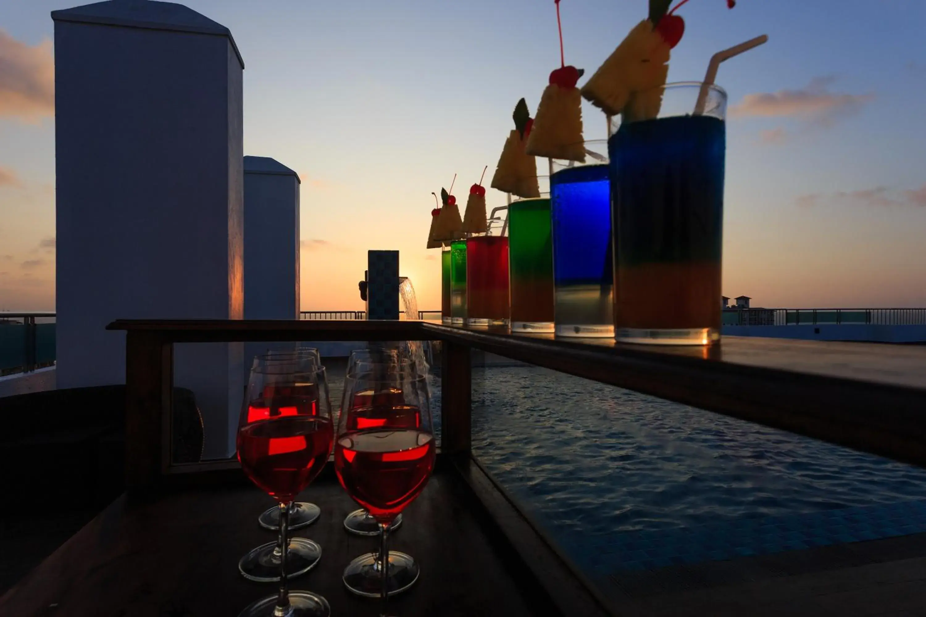 Pool view in Supun Arcade Residency Pool view in Supun Arcade Residency