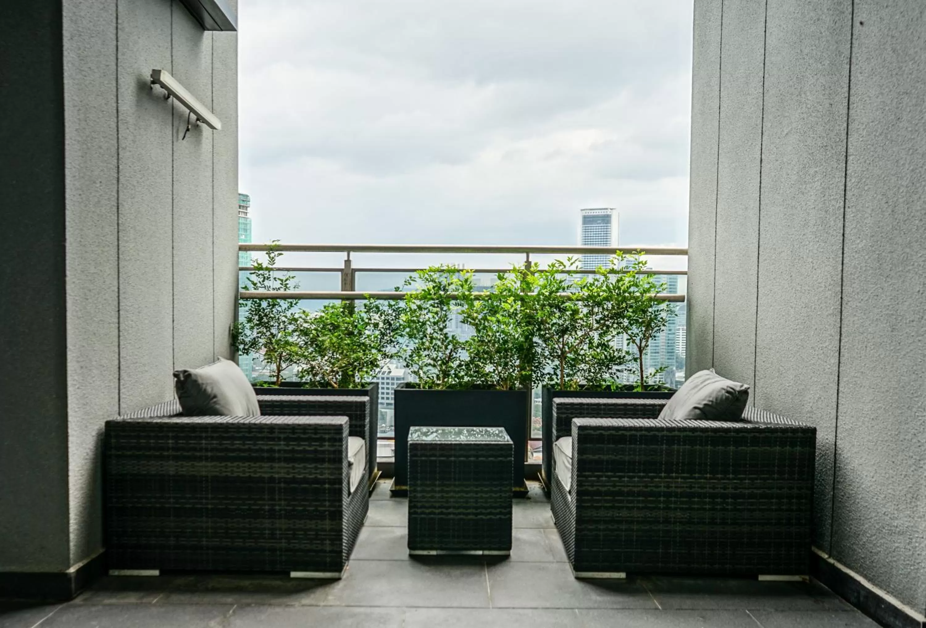 Seating area in Expressionz Suites KL by Perfect Host