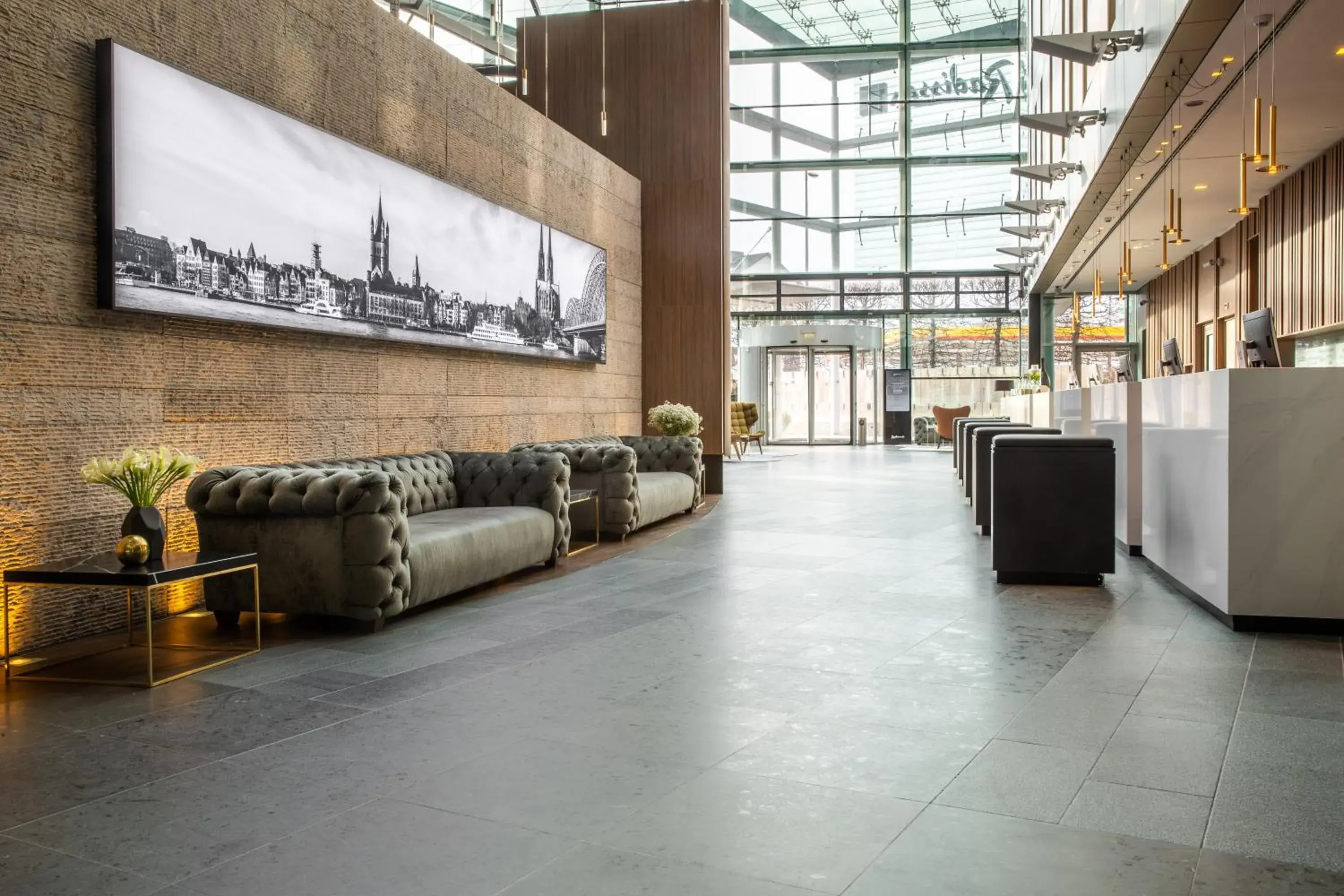 Lobby or reception, Lobby/Reception in Radisson Blu Hotel, Cologne