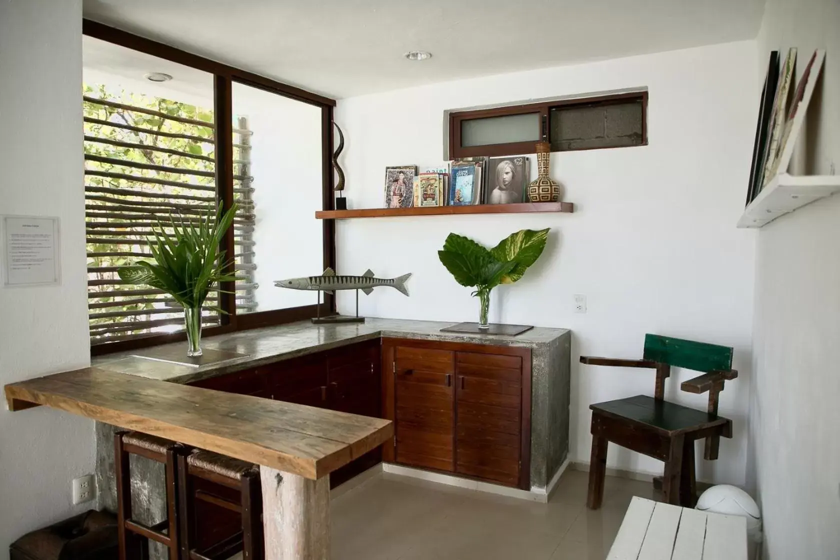 Living room, Kitchen/Kitchenette in Residencia Gorila