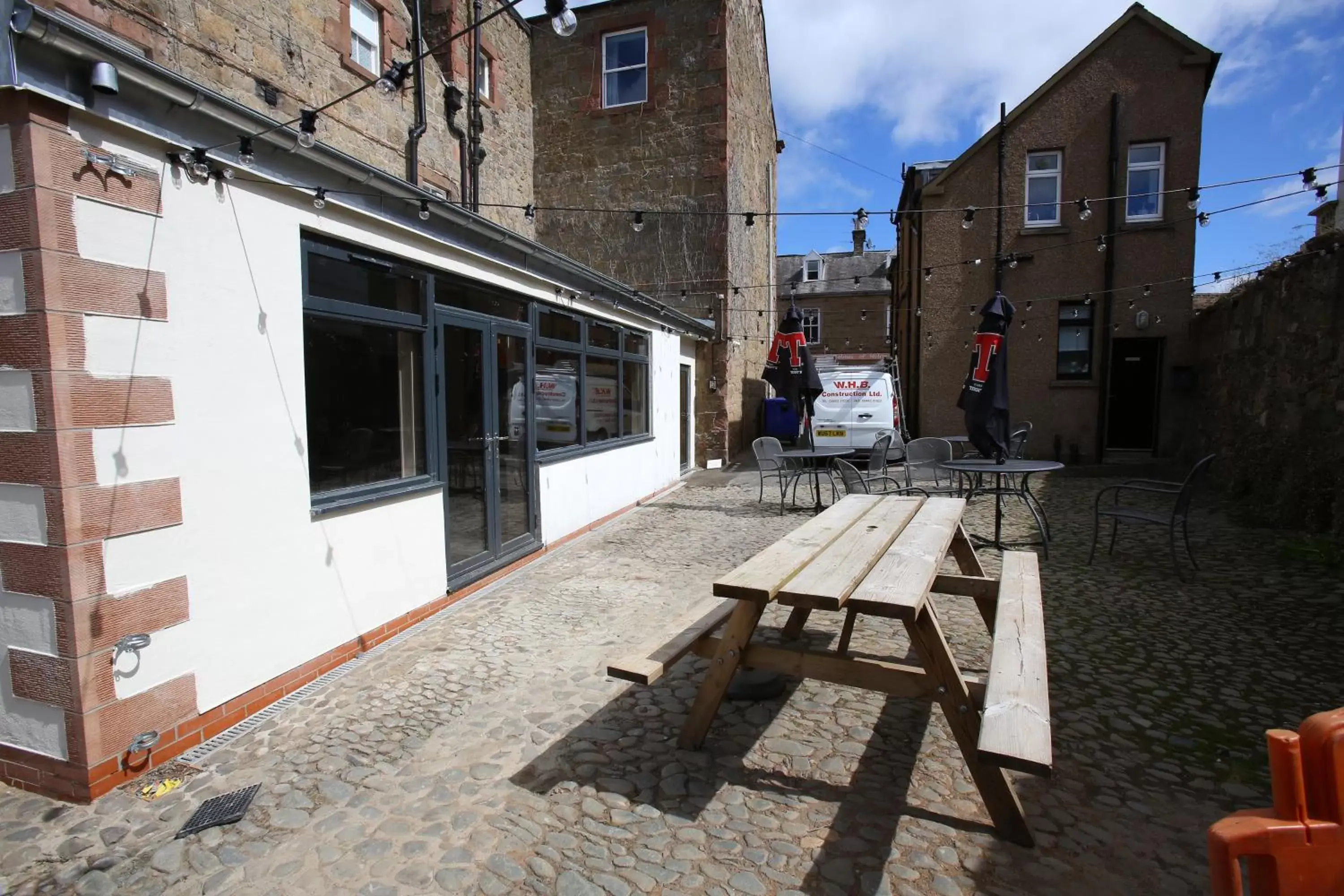 Patio in Kings Arms Hotel