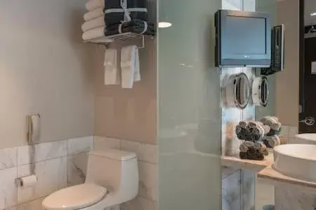 Bathroom in Luxury Suites at Palms Place