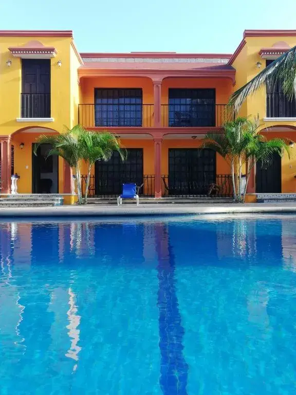 Swimming pool, Property Building in Hacienda Valentina