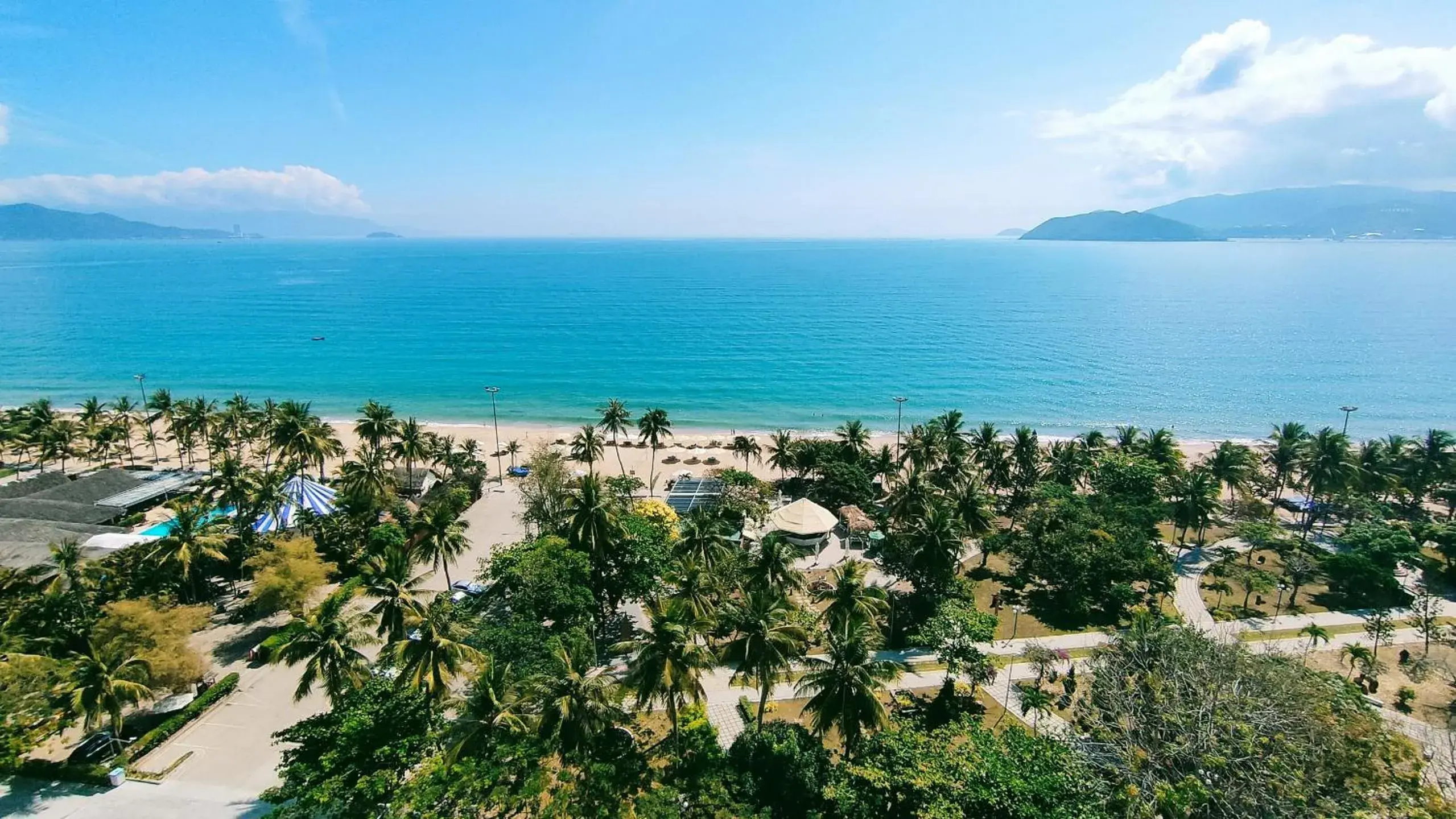 Beach, Bird's-eye View in The Light Hotel