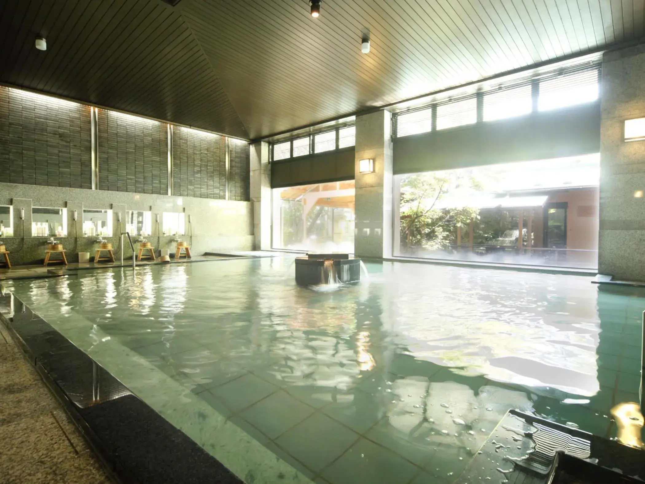 Hot Spring Bath, Swimming Pool in Rurikoh