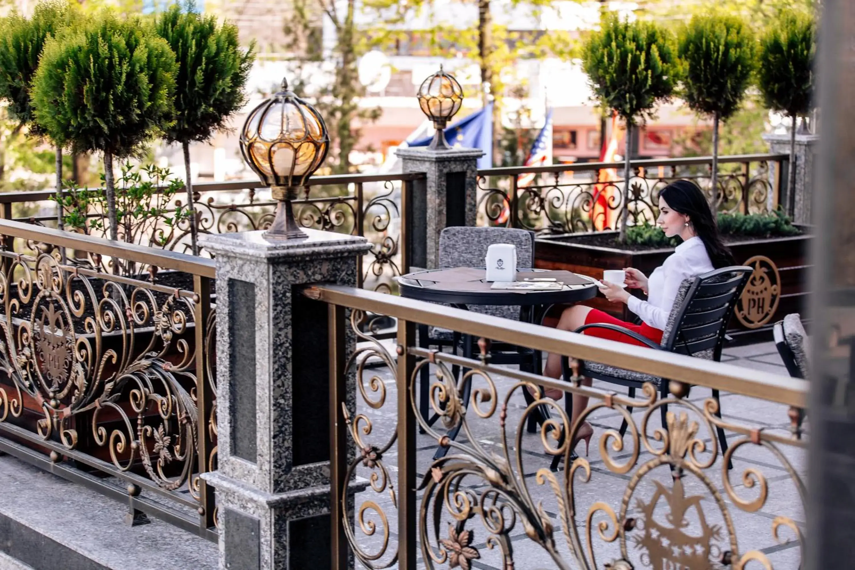 Balcony/Terrace in Plaza Hotel Bishkek