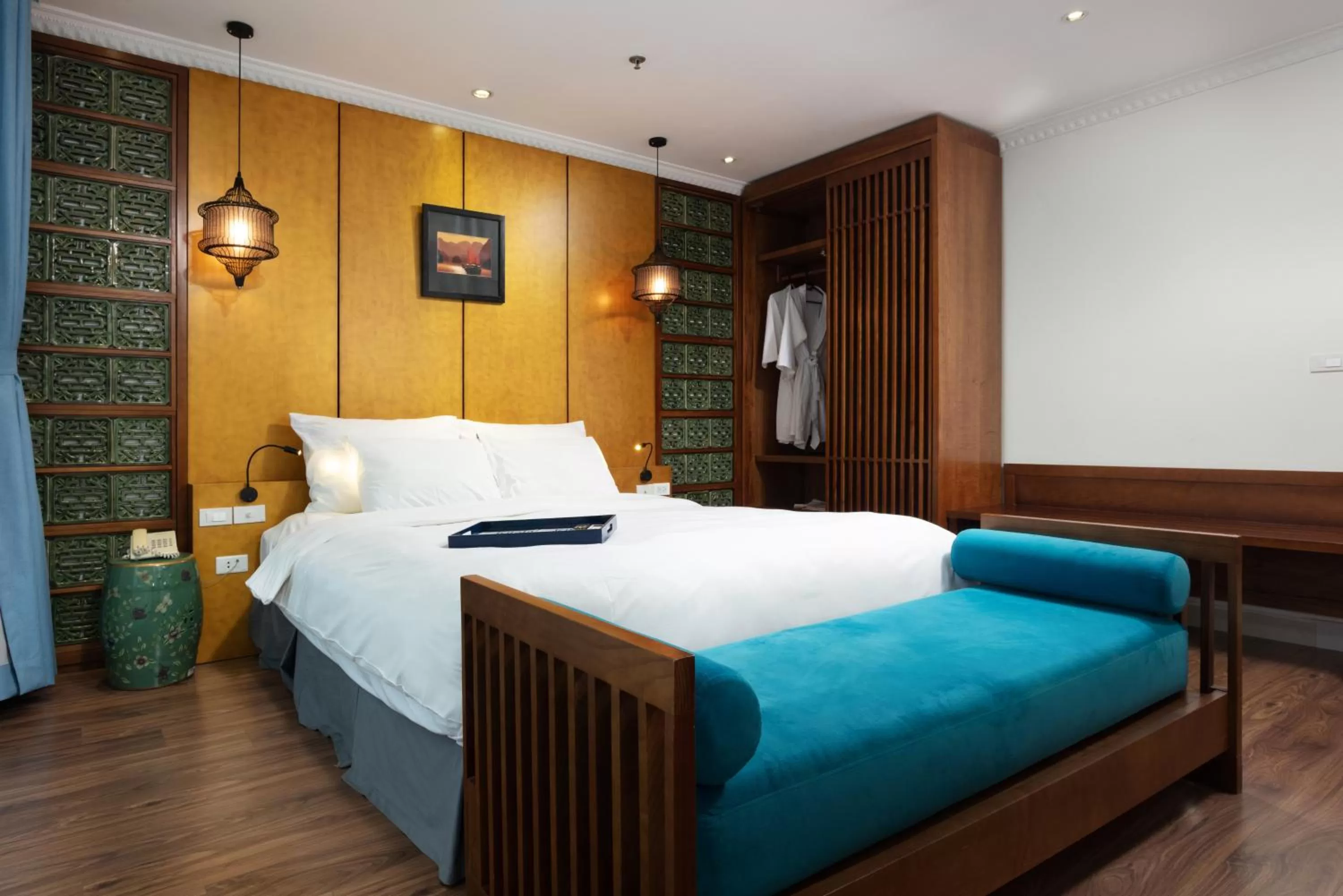 Bed in Hanoi Media Hotel & Spa