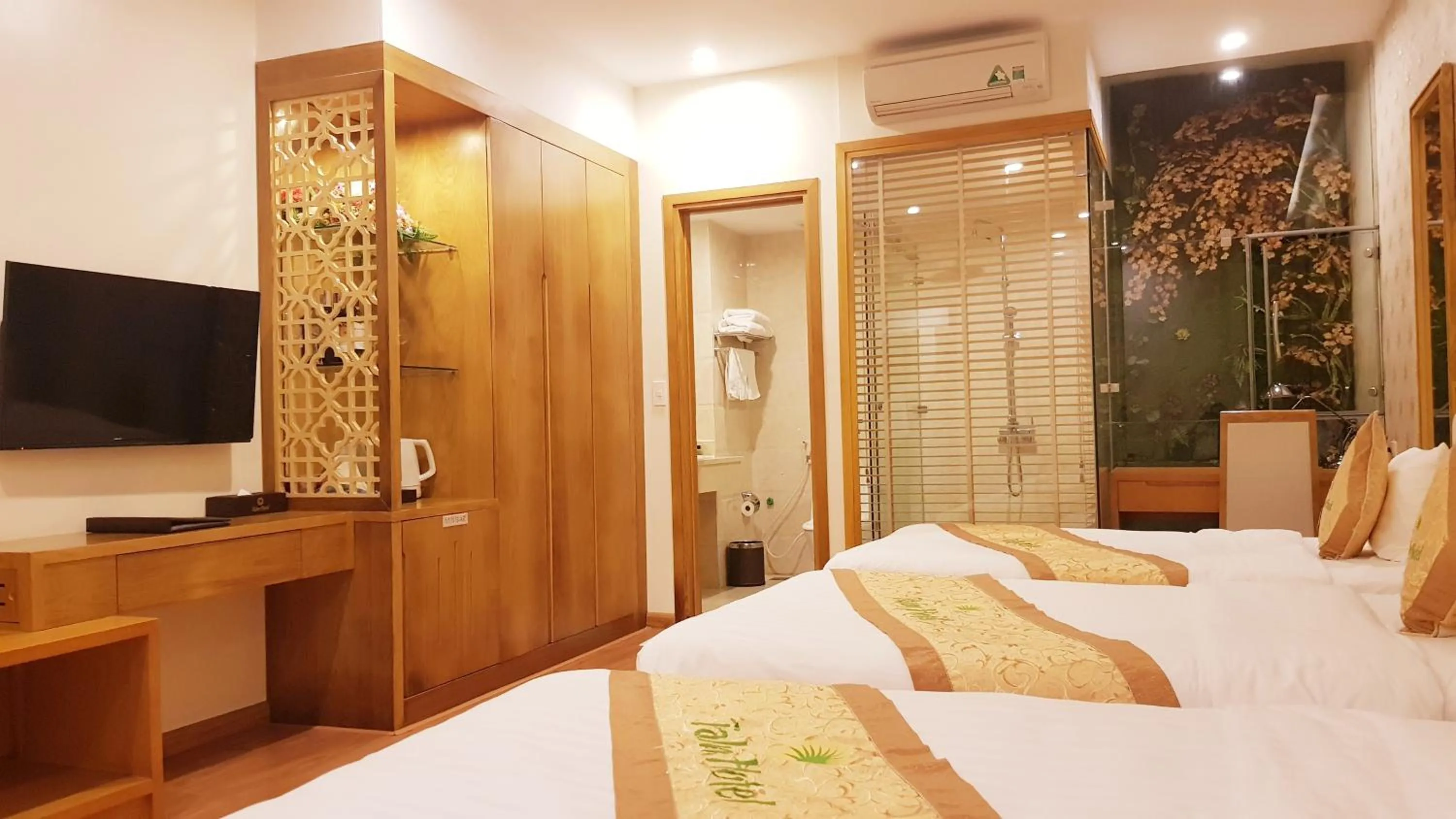 Bed in Palm Hotel Thanh Hoa