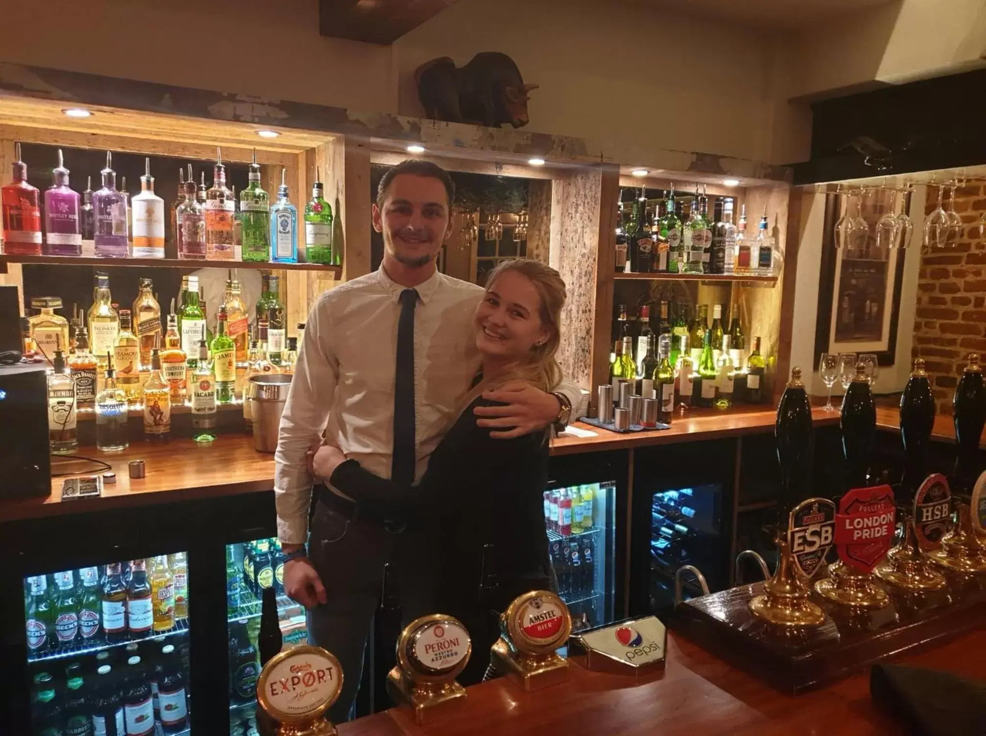 Lounge or bar in The Bulls Head Lounge or bar in The Bulls Head