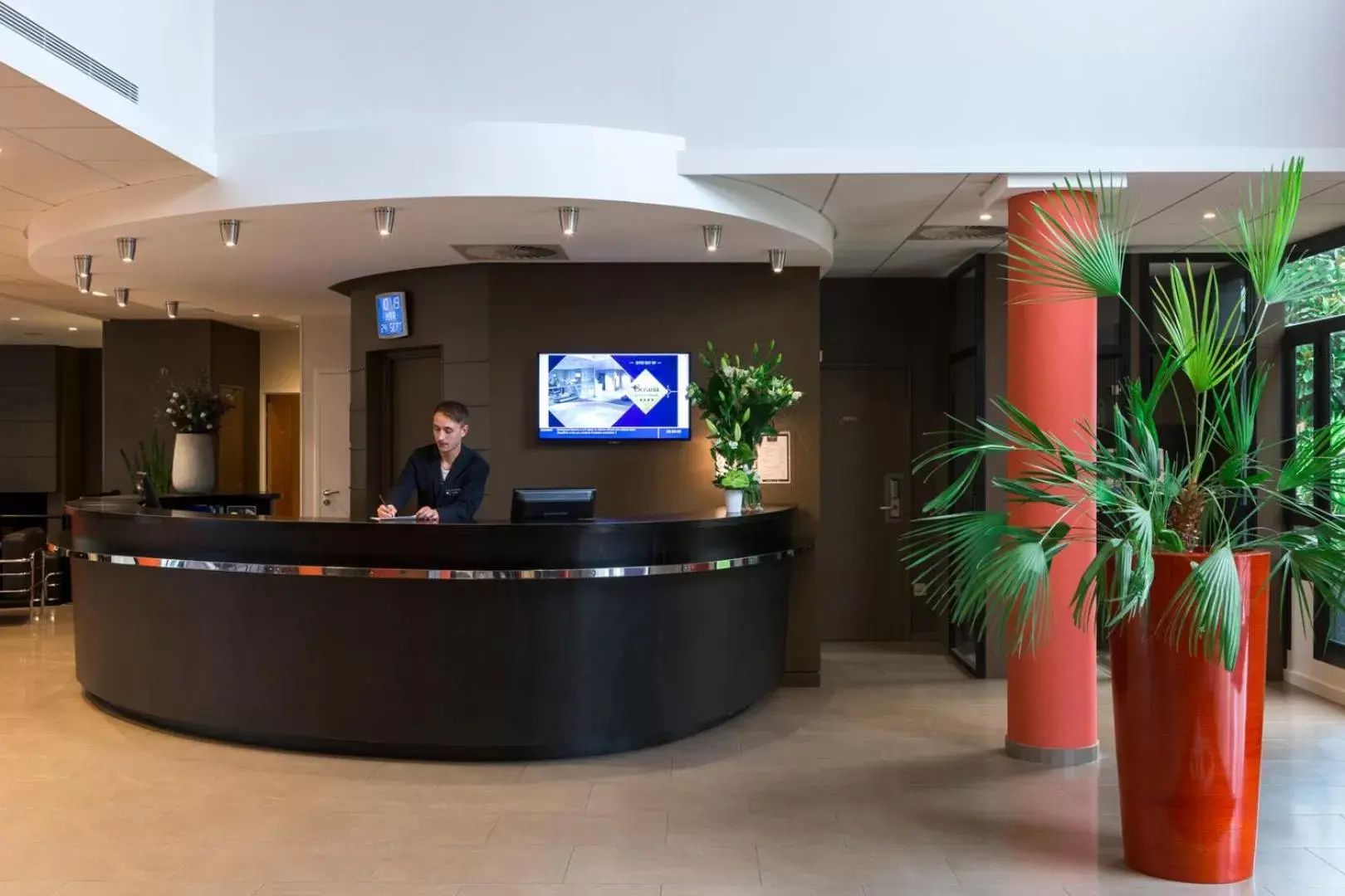 Lobby or reception, Lobby/Reception in Hôtel Oceania Nantes