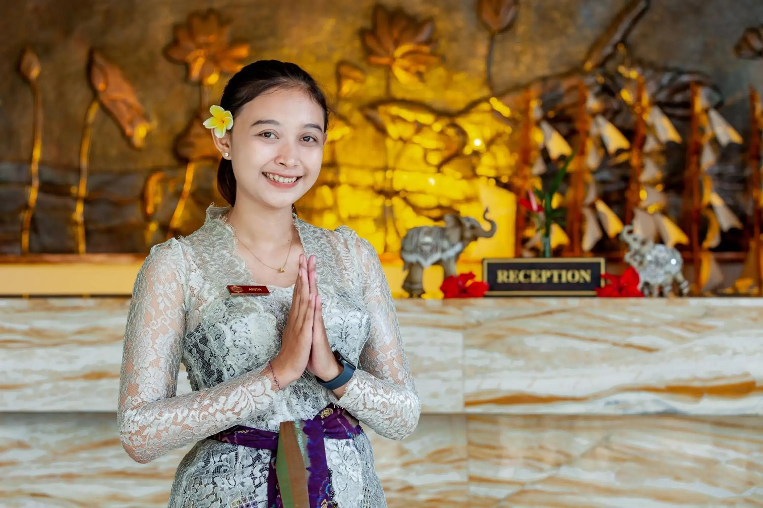 Lobby or reception in The Lokha Ubud Resort Villas and Spa