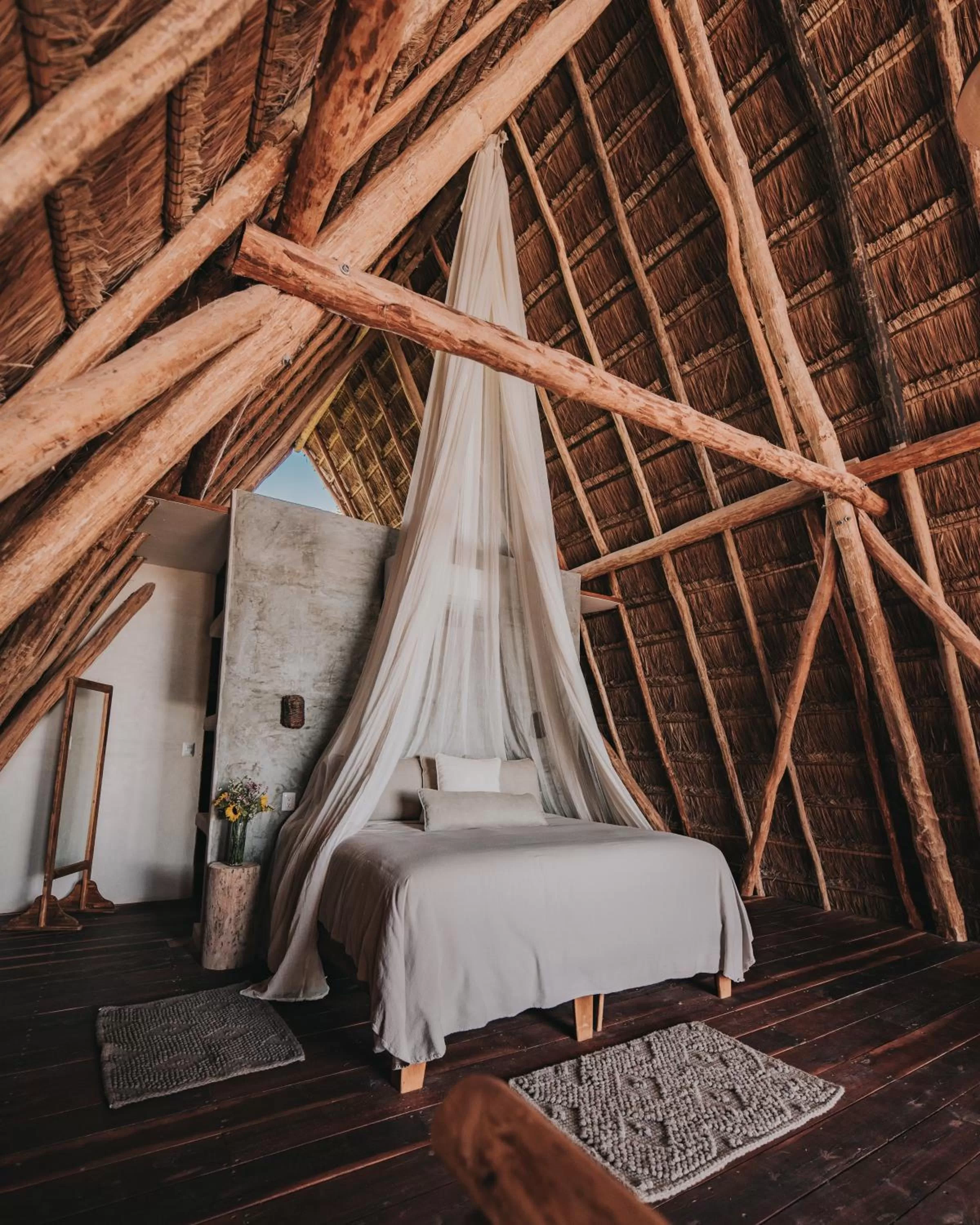 Photo of the whole room, Bed in Papaya Playa Project, Tulum, a Member of Design Hotels