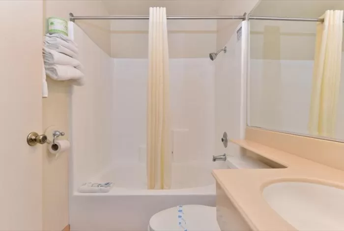 Bathroom in Americas Best Value Inn San Clemente Beach