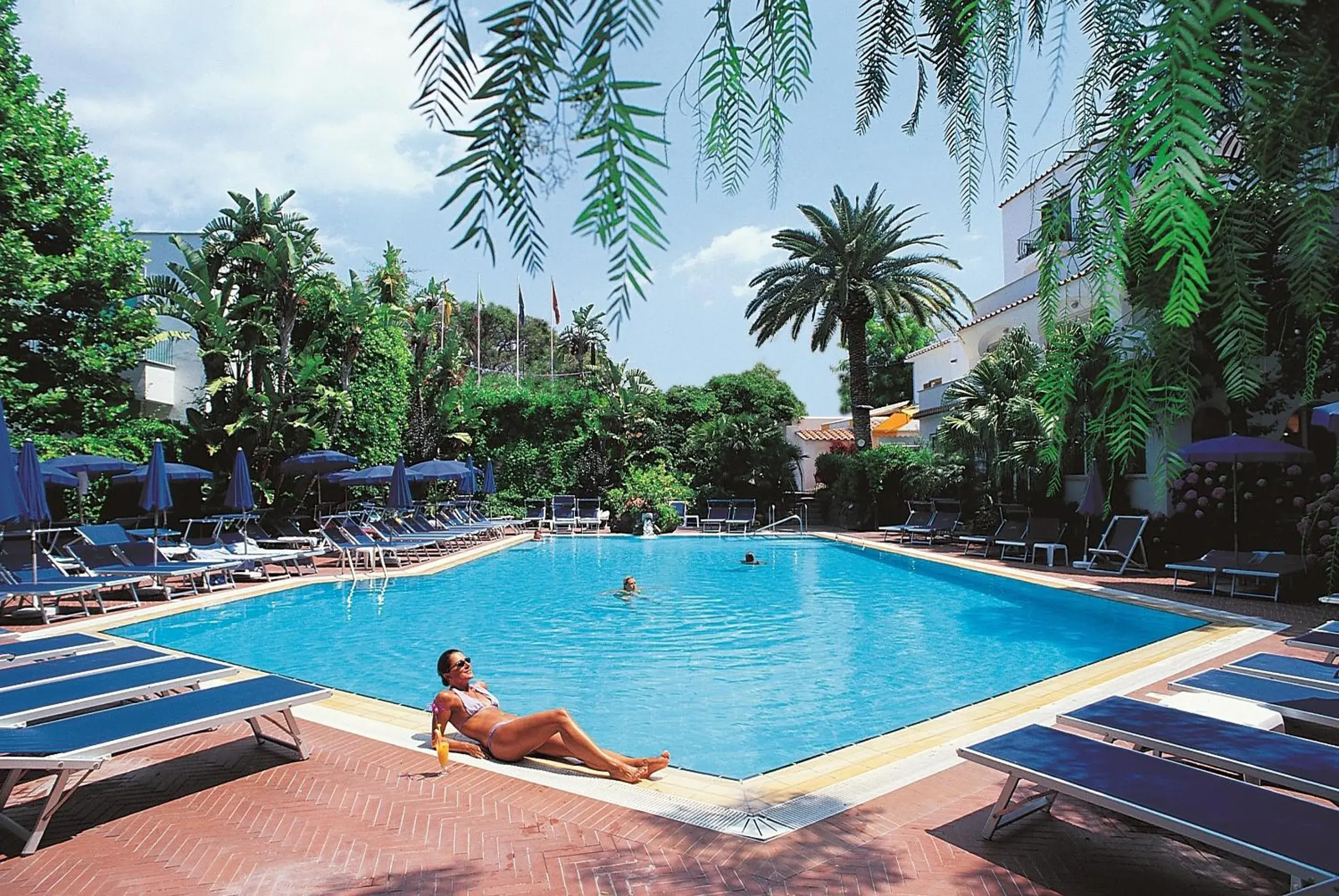 Guests, Swimming Pool in Hotel Floridiana Terme