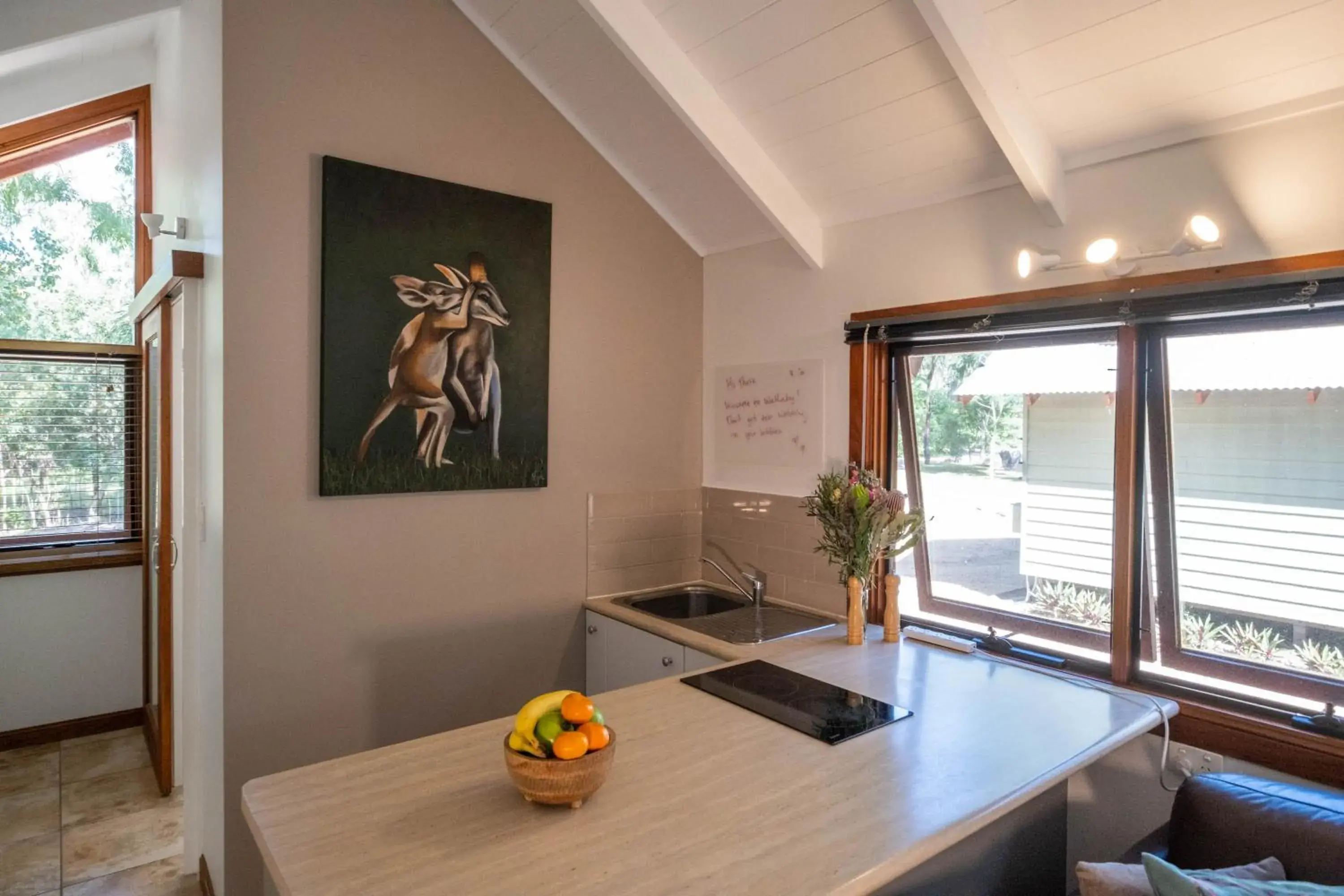 kitchen in Airlie Beach Eco Cabins - Adults Only