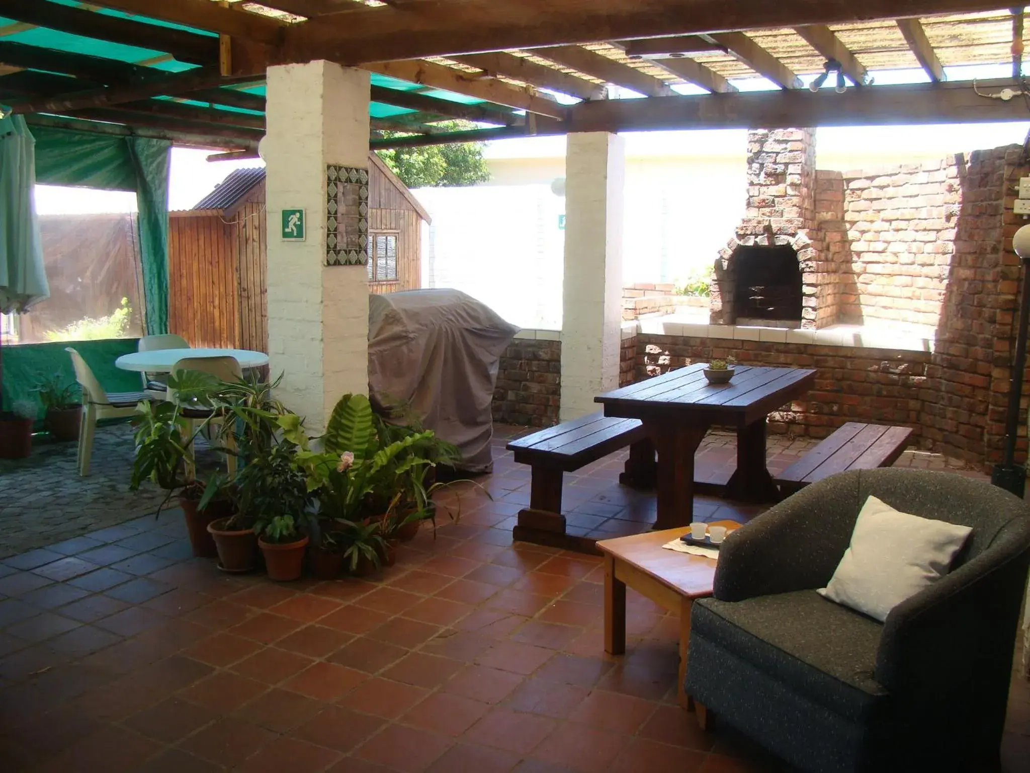 Patio in Aqua Marine Guest House