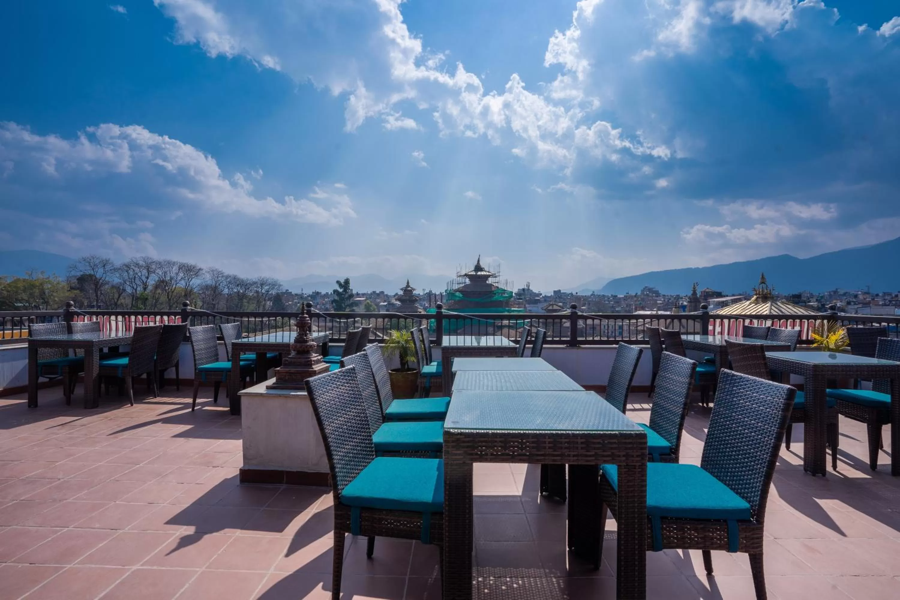 Patio in Pahan Chhen - Boutique Hotel