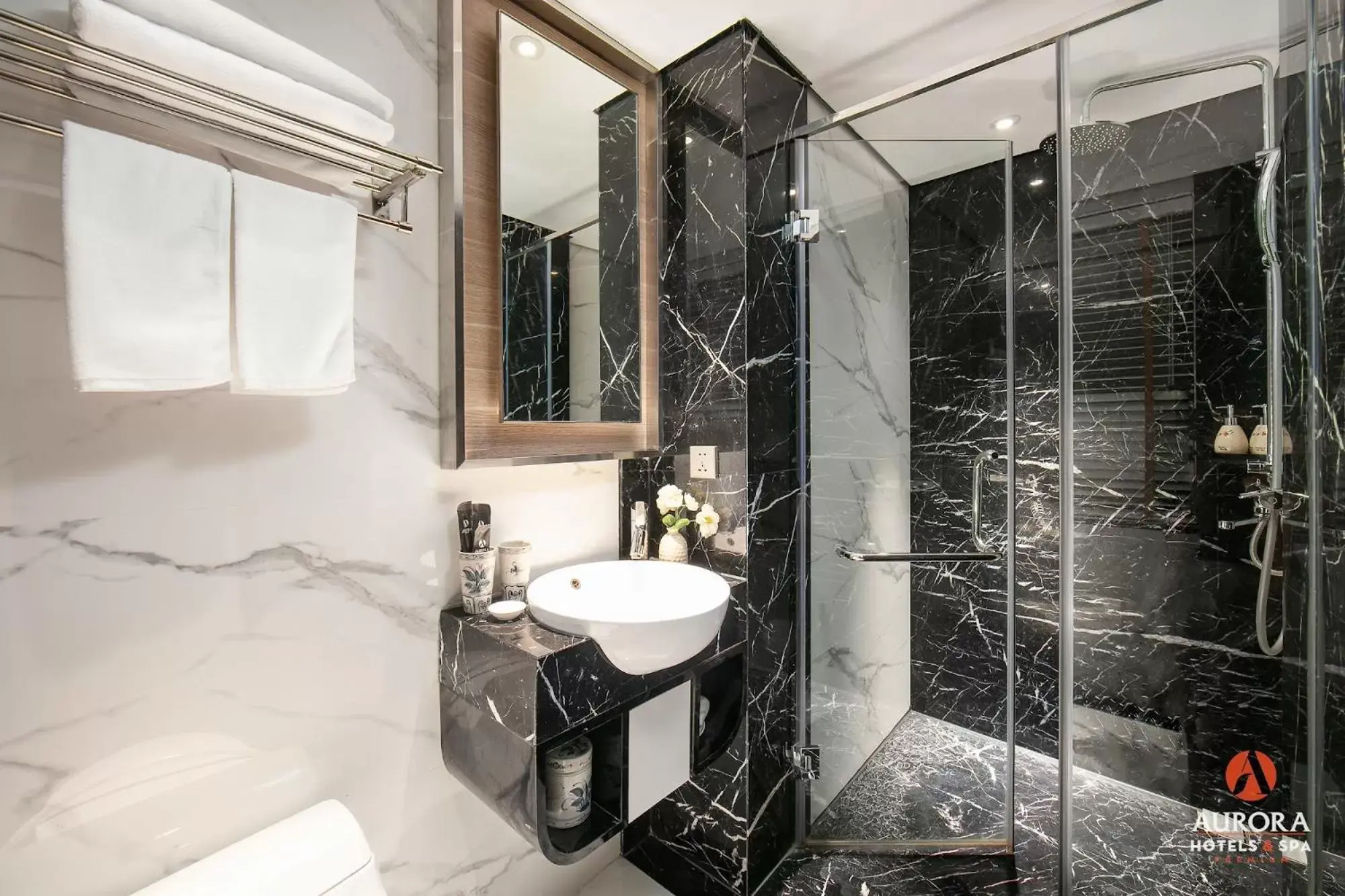 Shower, Bathroom in Aurora Premium Hotel & Spa
