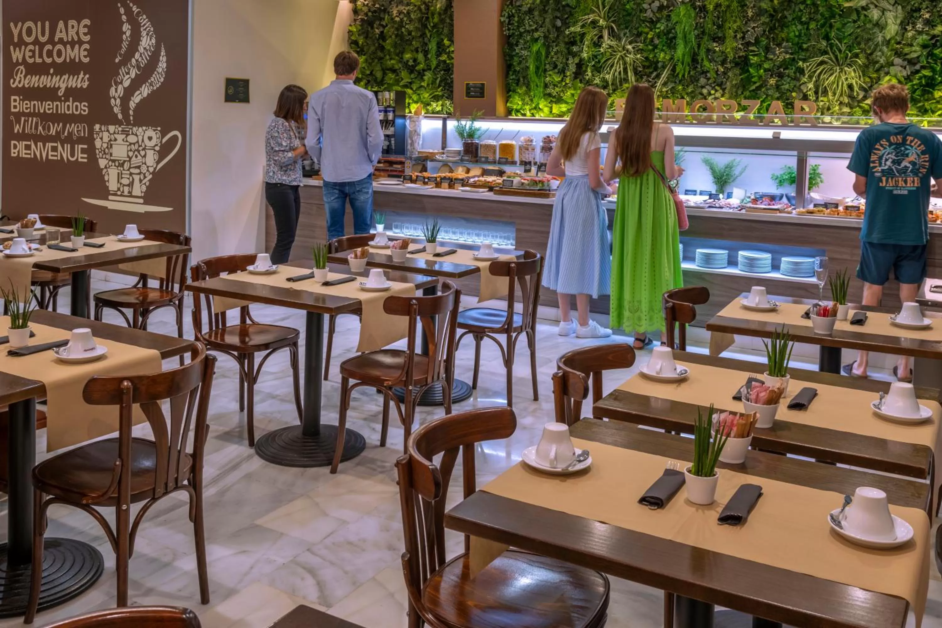 Buffet breakfast in SERHS Carlit Boutique Hotel