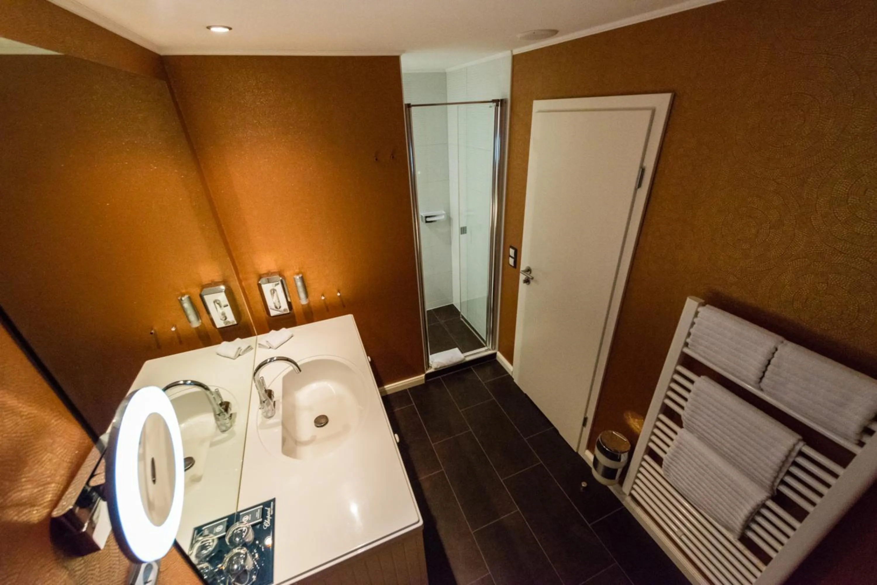 Bathroom, Bed in Hotel Business & More
