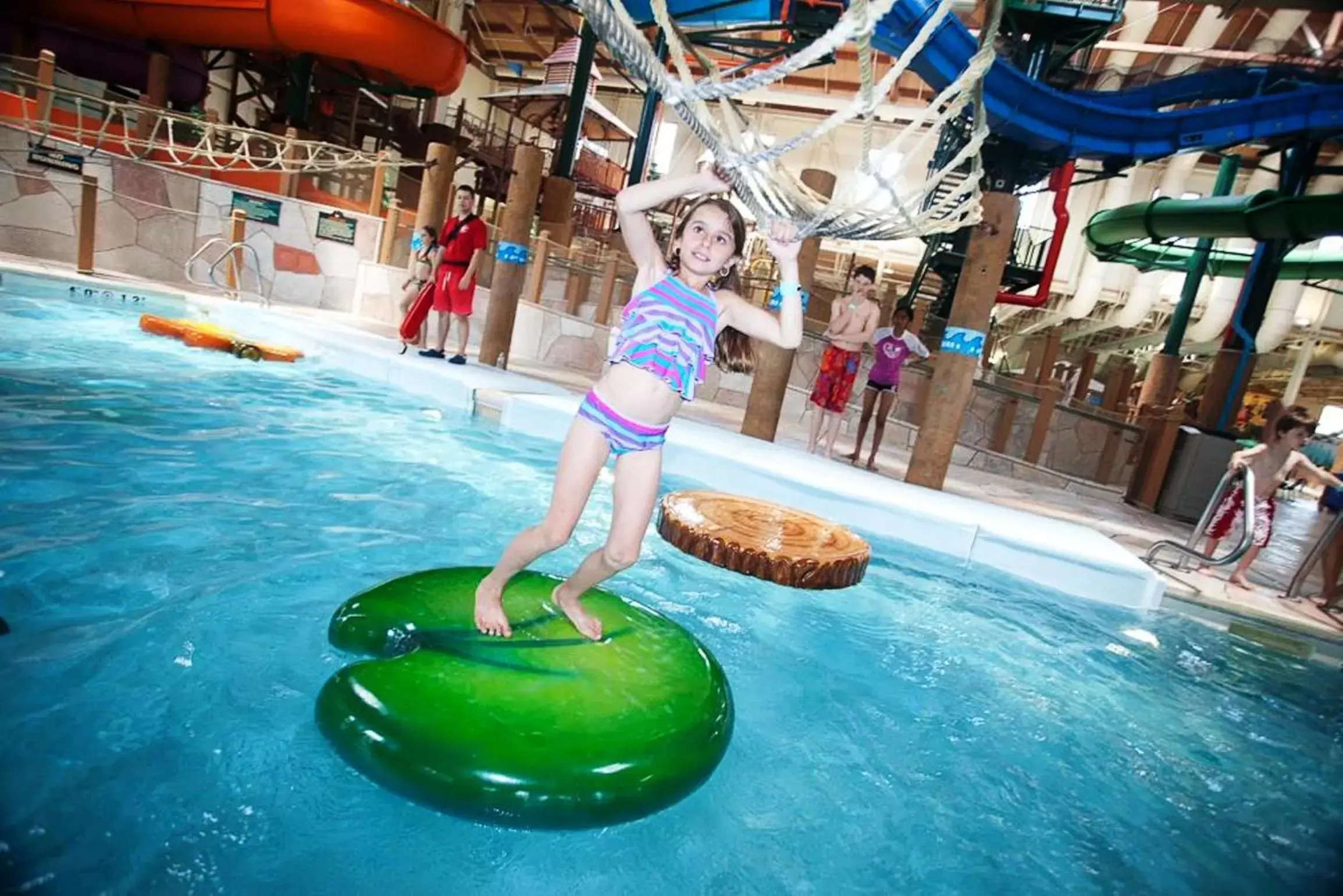 People, Water Park in Great Wolf Lodge - Niagara Falls