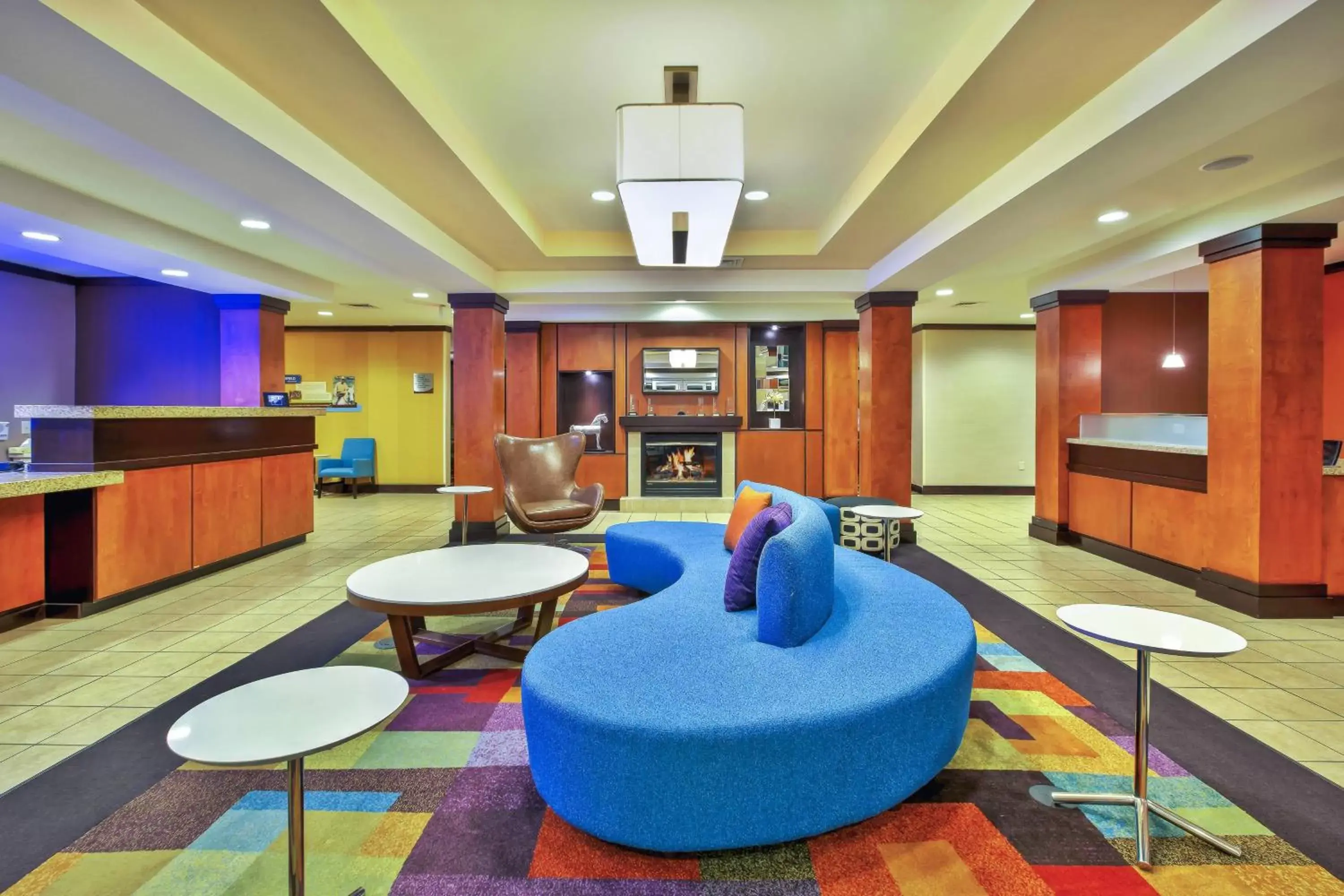 Lobby or reception, Lounge/Bar in Fairfield Inn & Suites by Marriott Chattanooga South East Ridge