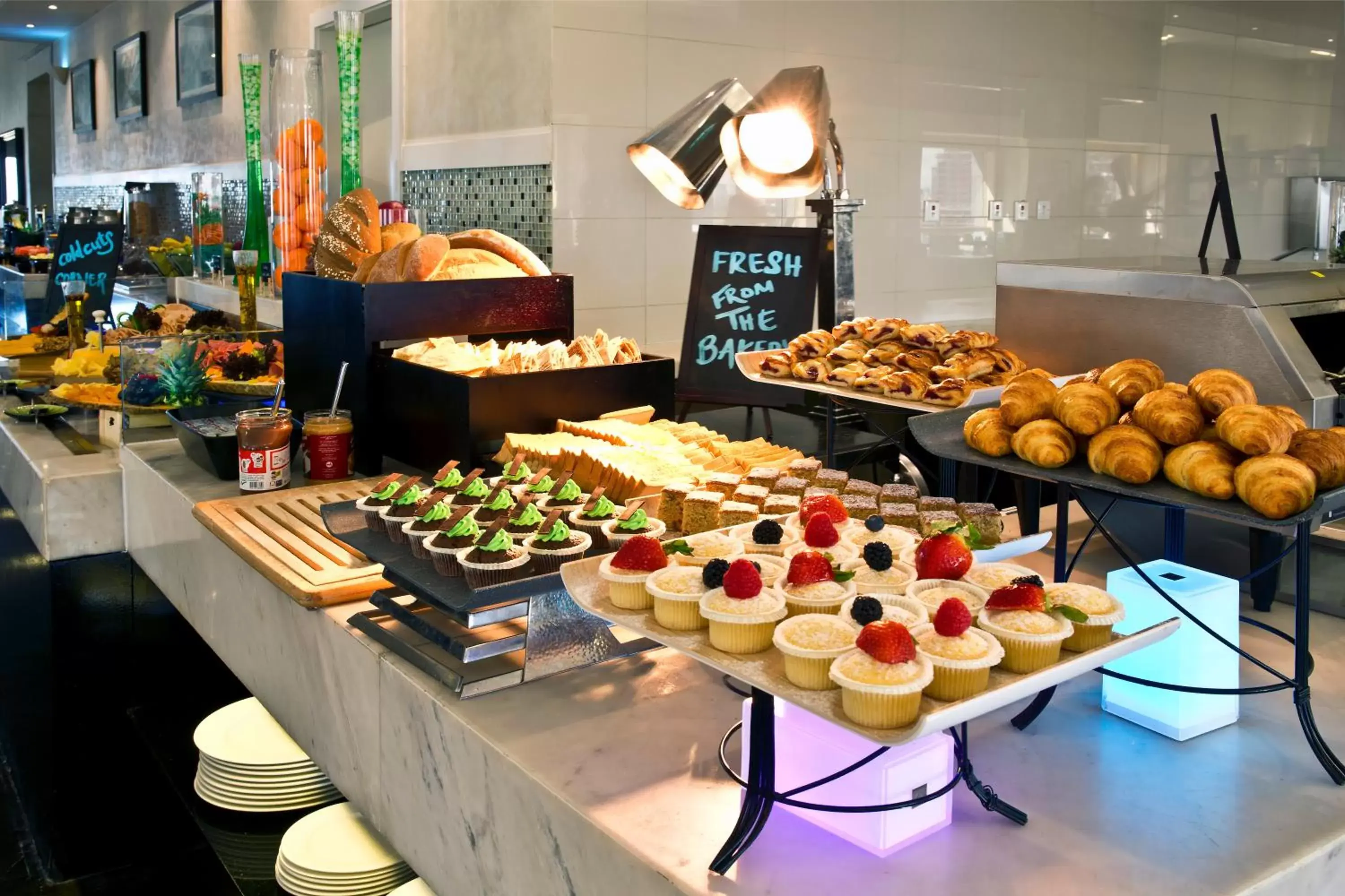 Buffet breakfast in The Tower Plaza Hotel Dubai