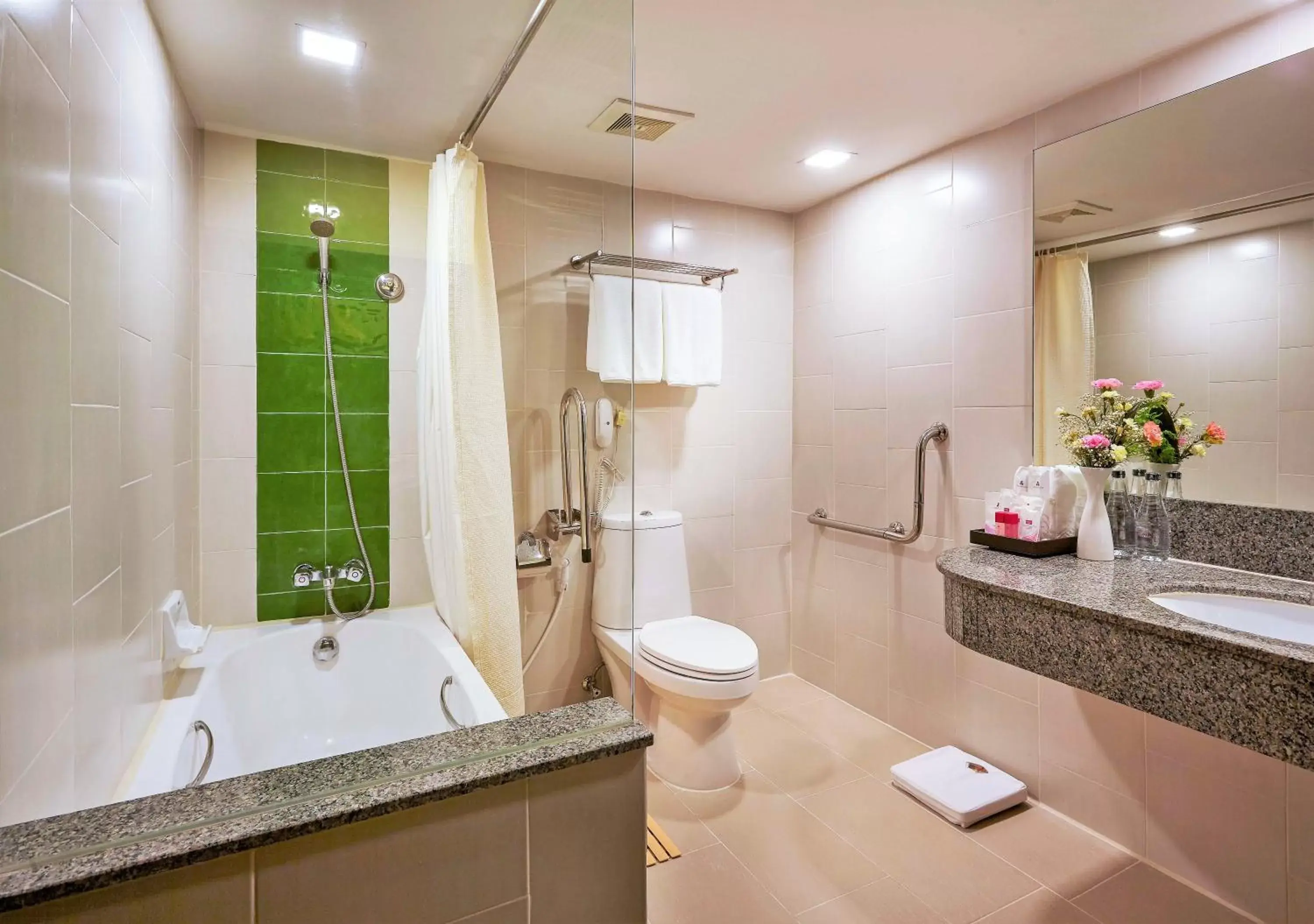 Shower, Bathroom in Ambassador Hotel Bangkok - SHA Extra Plus