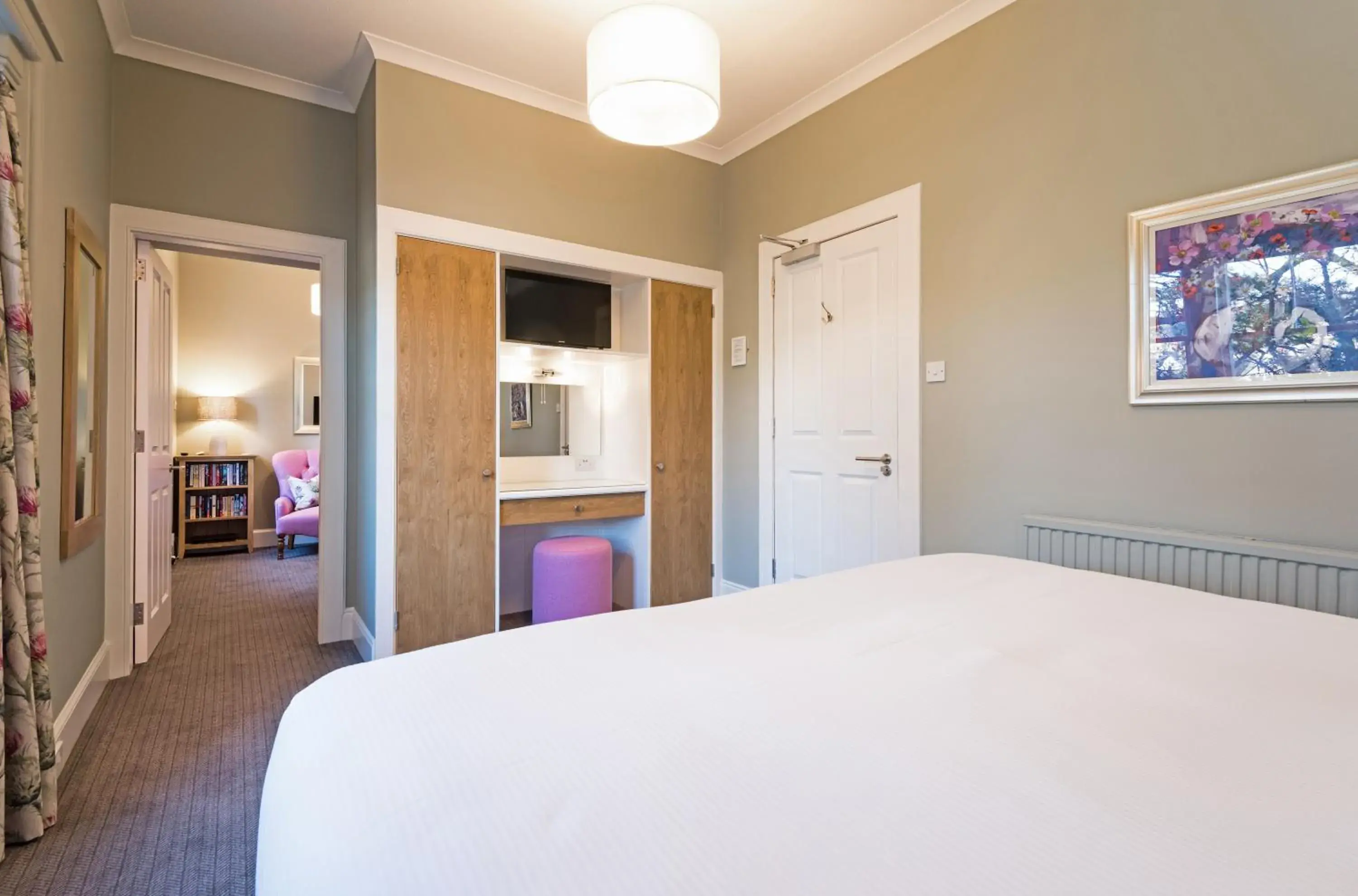Bedroom, Bed in Knockendarroch Hotel