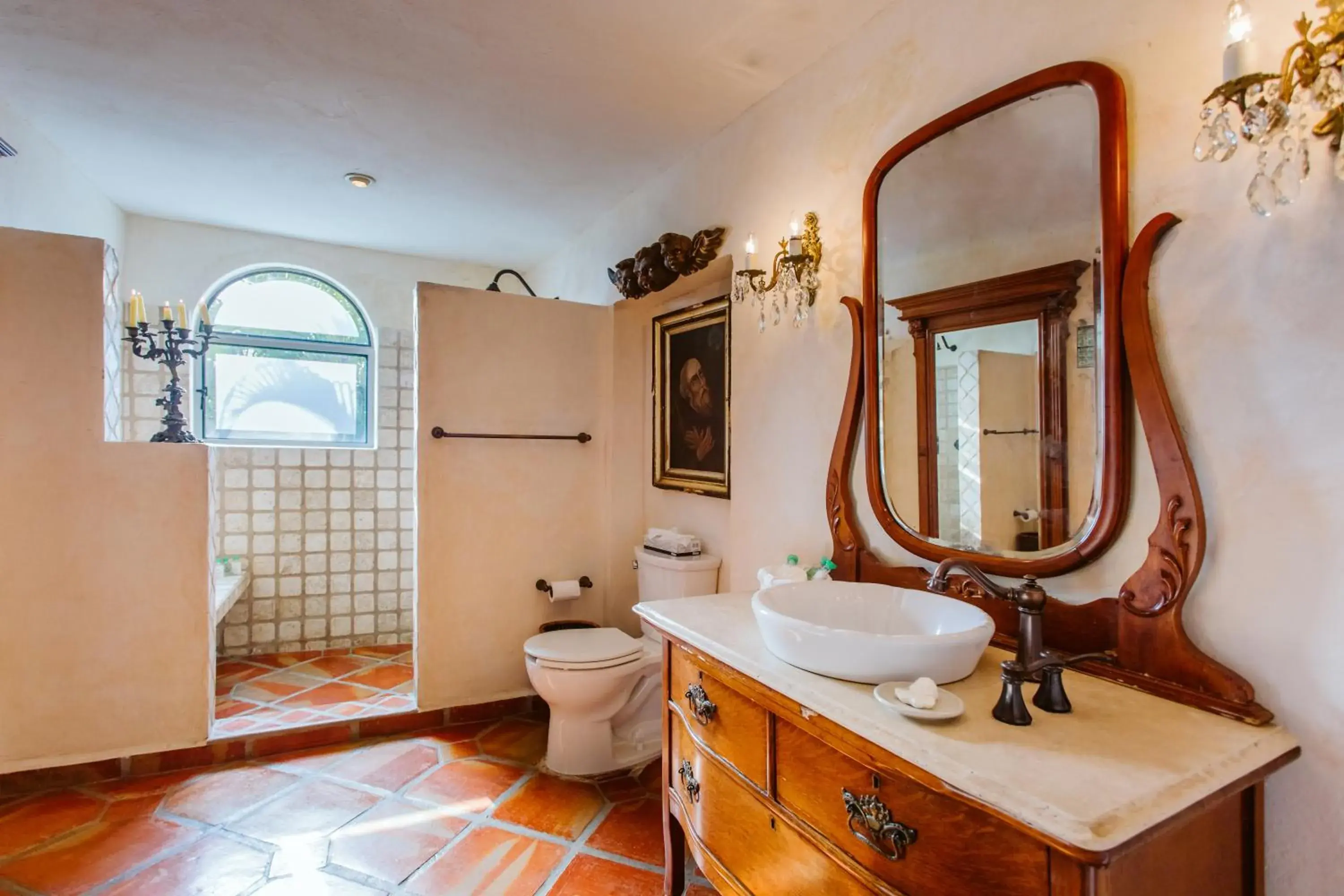 Bathroom in Hacienda San Angel