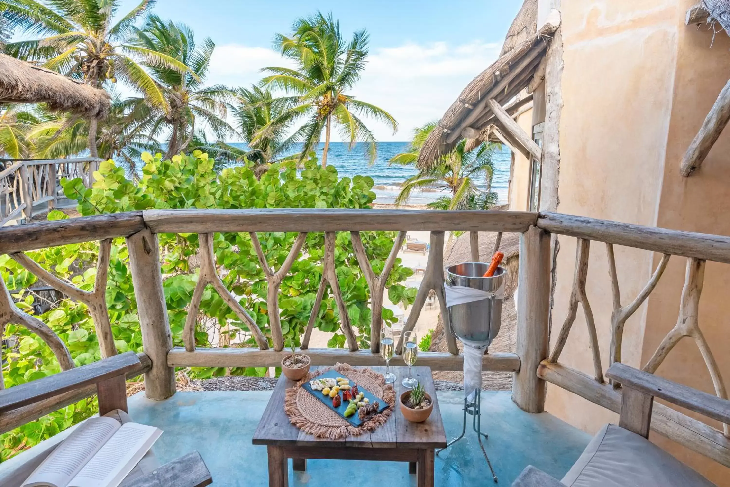 View (from property/room), Balcony/Terrace in Alaya Tulum