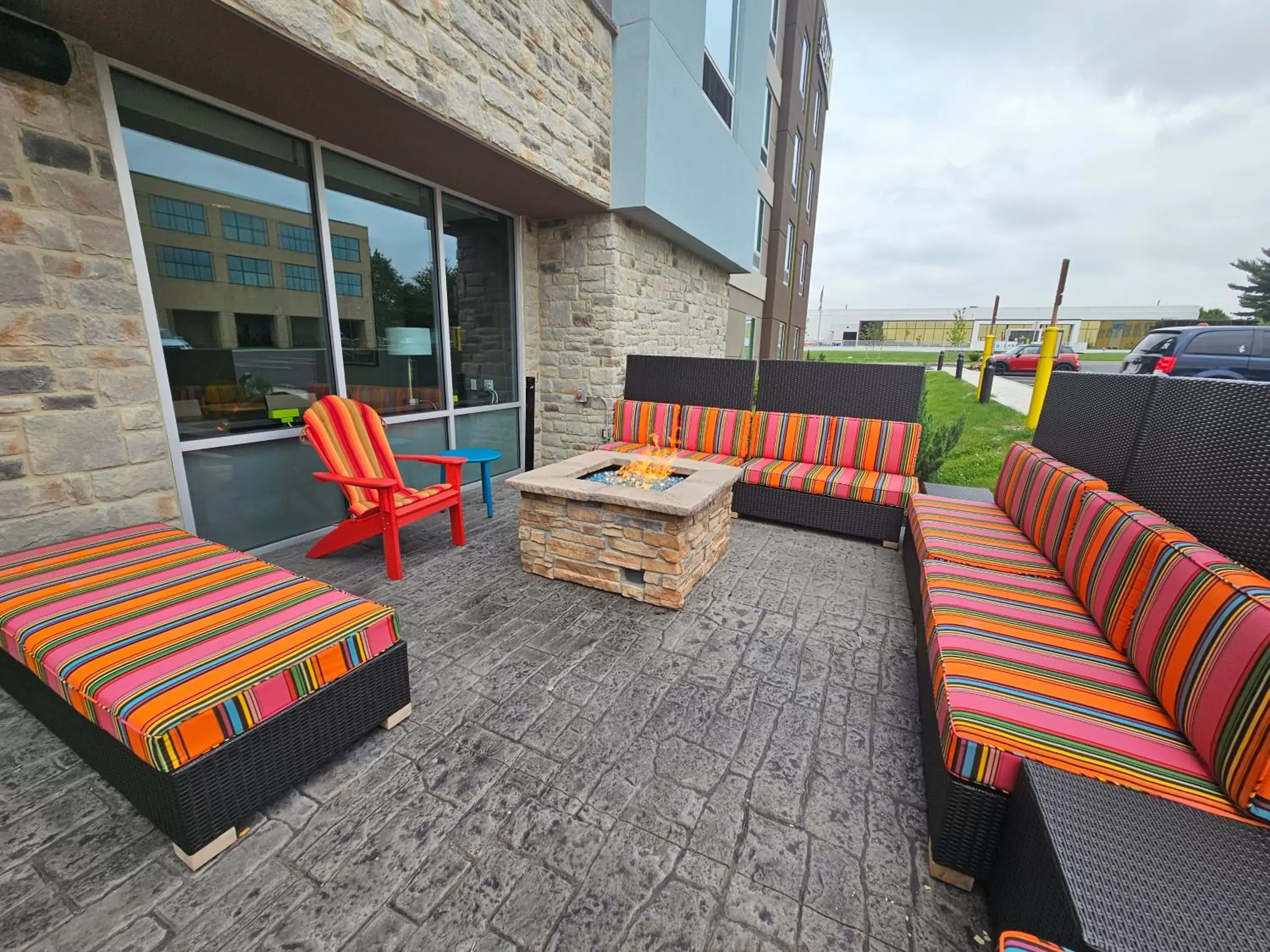 Patio in Home2 Suites By Hilton Allentown Bethlehem Airport