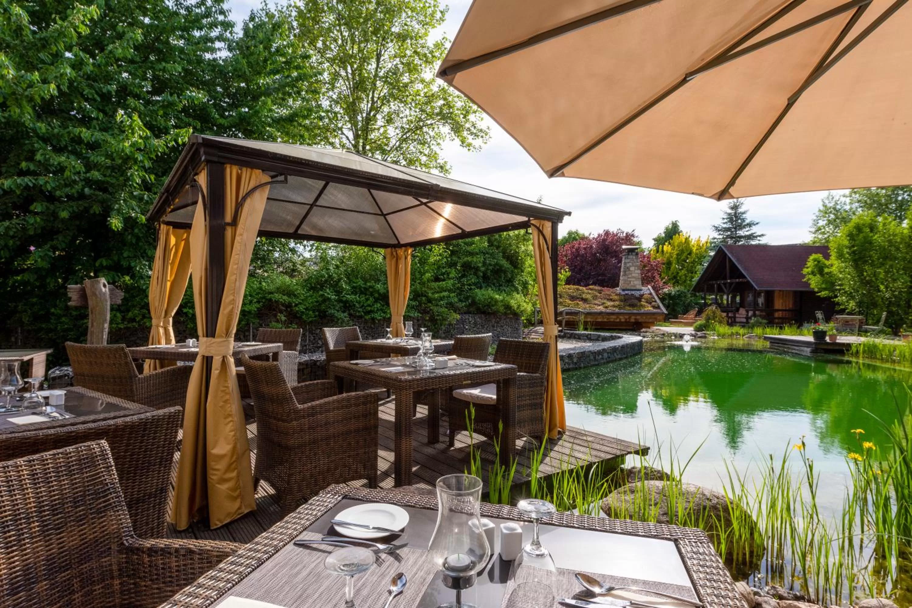 Balcony/Terrace in Wellnesshotel Seeschlößchen - Privat- Spa & Naturresort