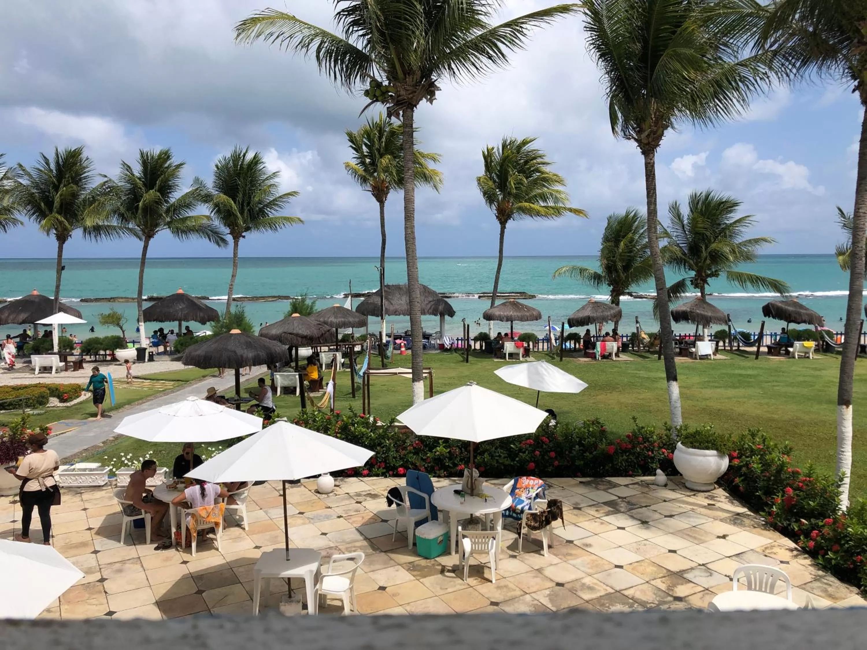 Natural landscape in Praia dos Carneiros apart beira-mar