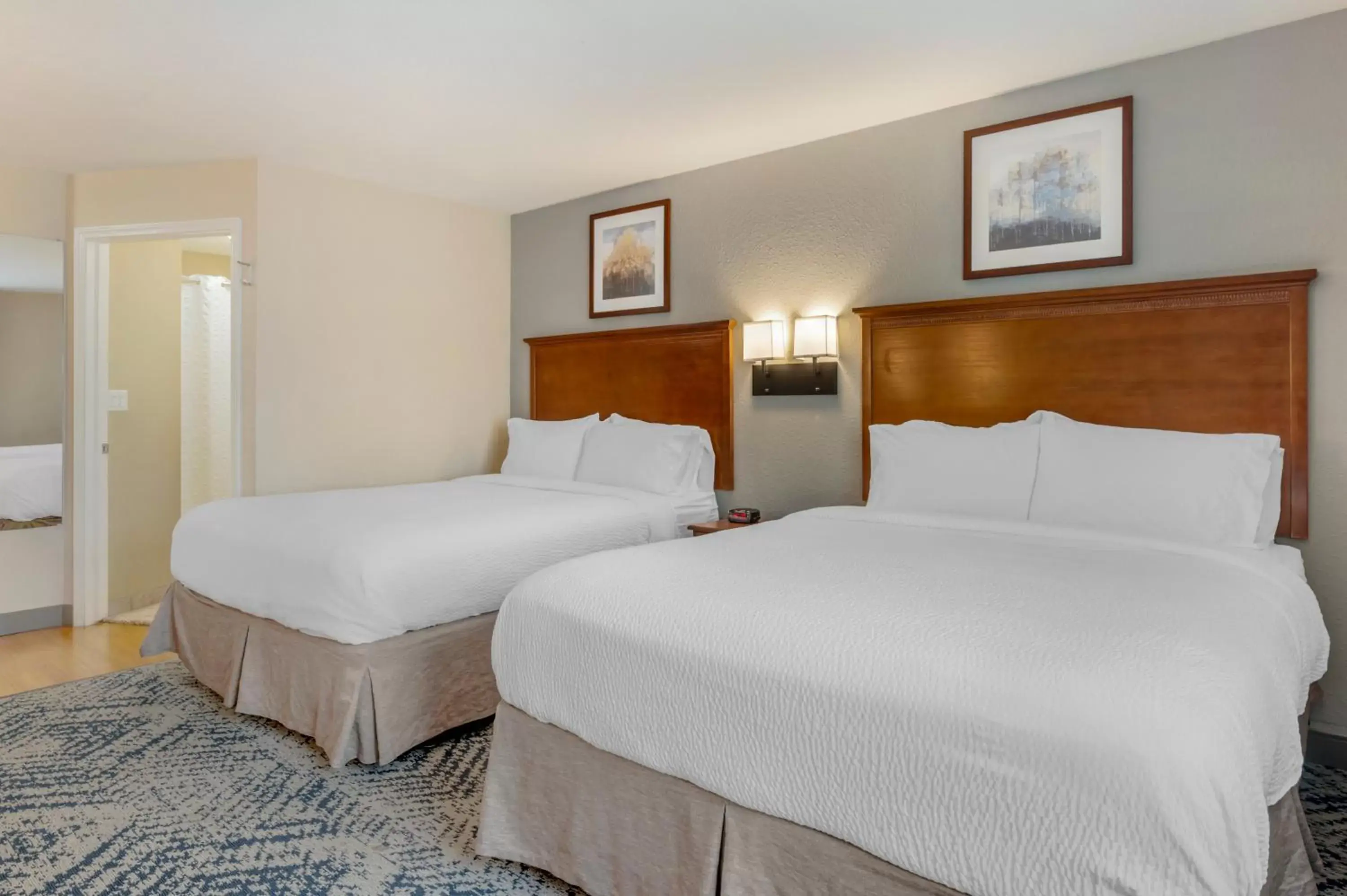 Bed in Candlewood Suites Indianapolis East by IHG Bed in Candlewood Suites Indianapolis East by IHG