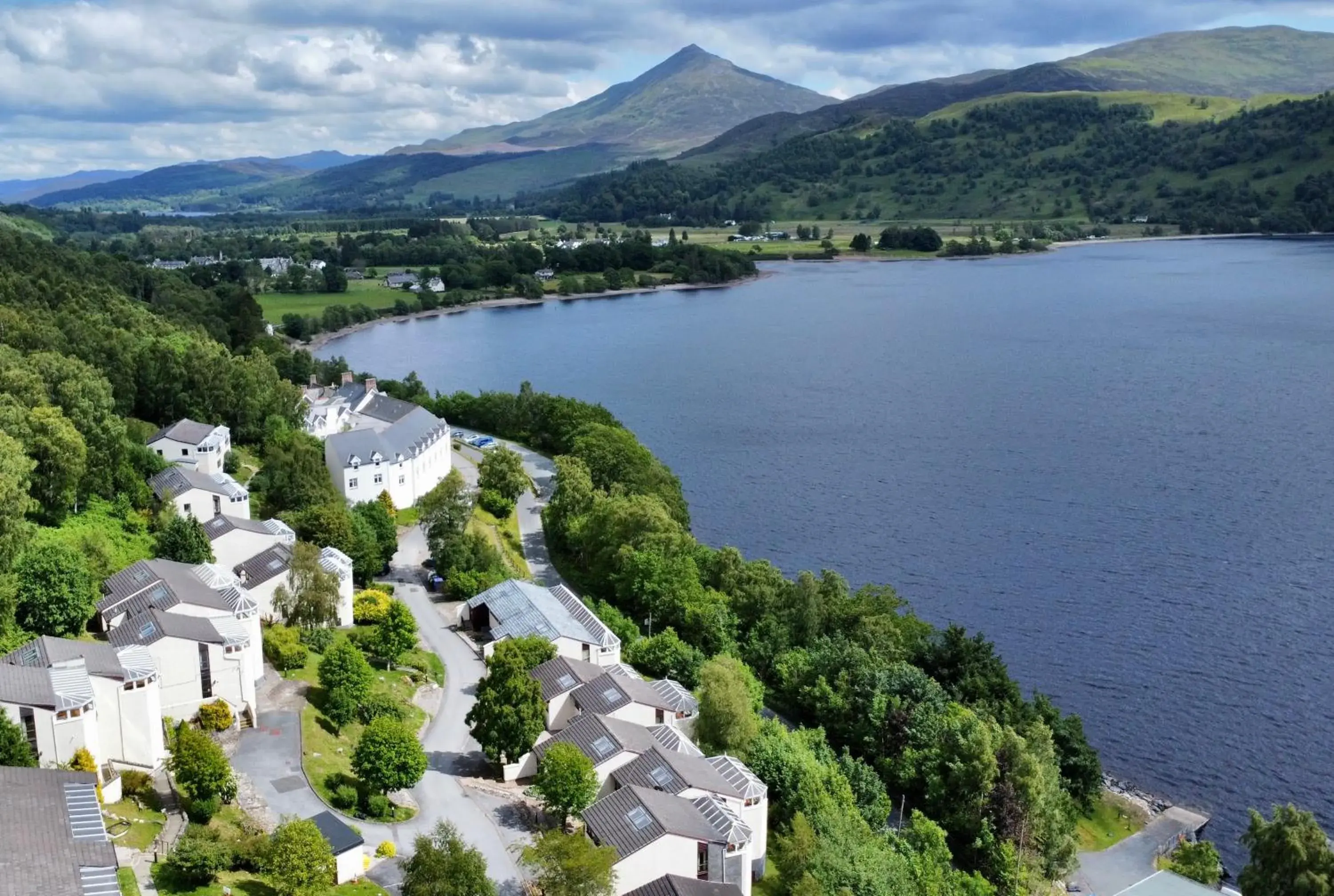 Natural landscape, Bird's-eye View in Loch Rannoch Highland Club