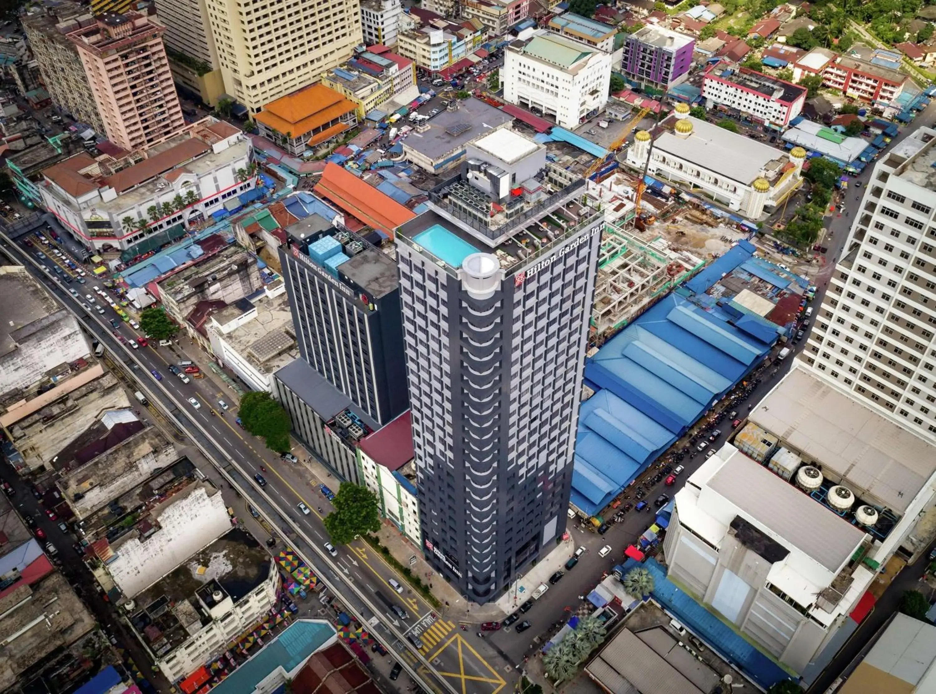 Property building, Bird's-eye View in Hilton Garden Inn Kuala Lumpur - South