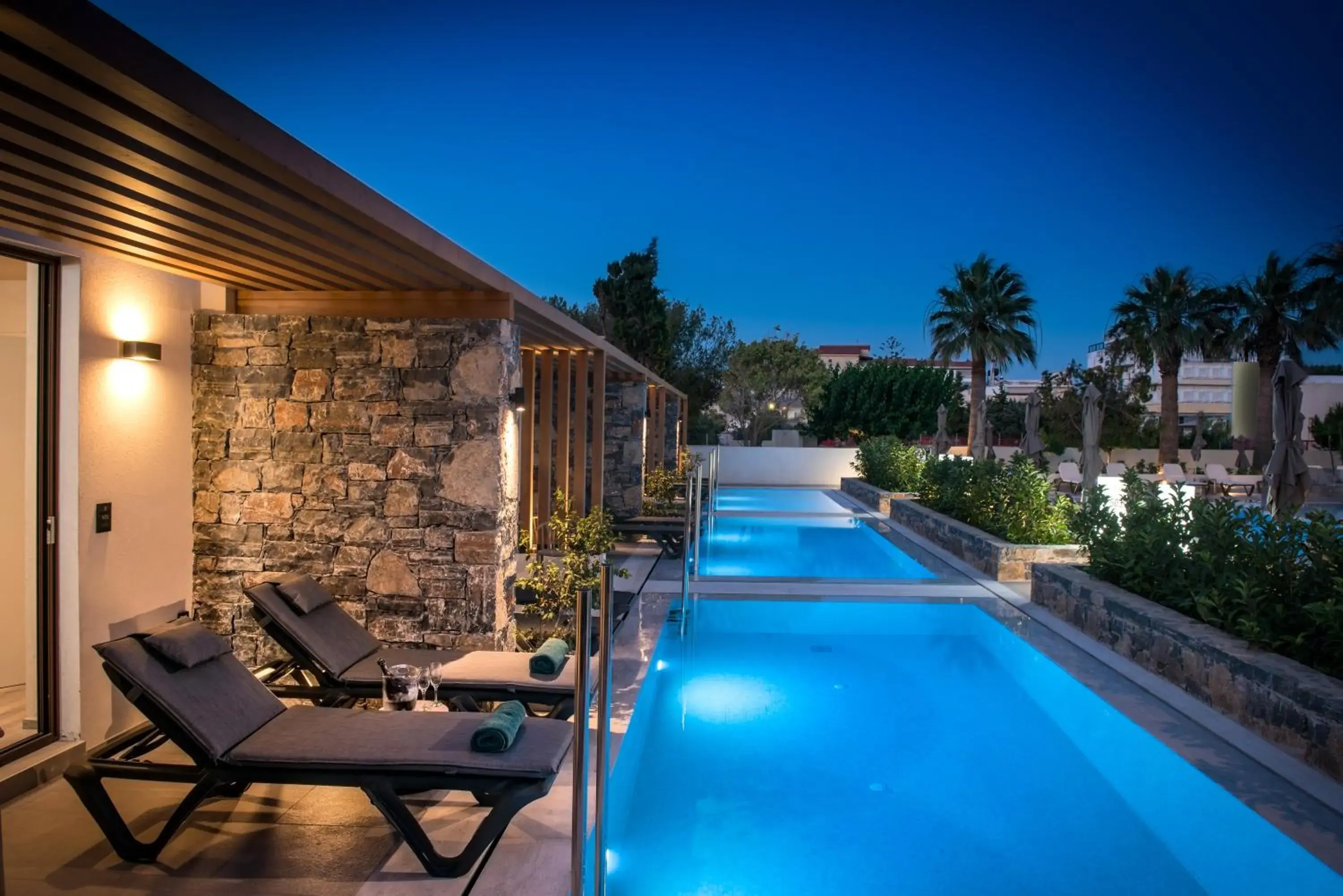 Swimming Pool in Petousis Hotel & Suites