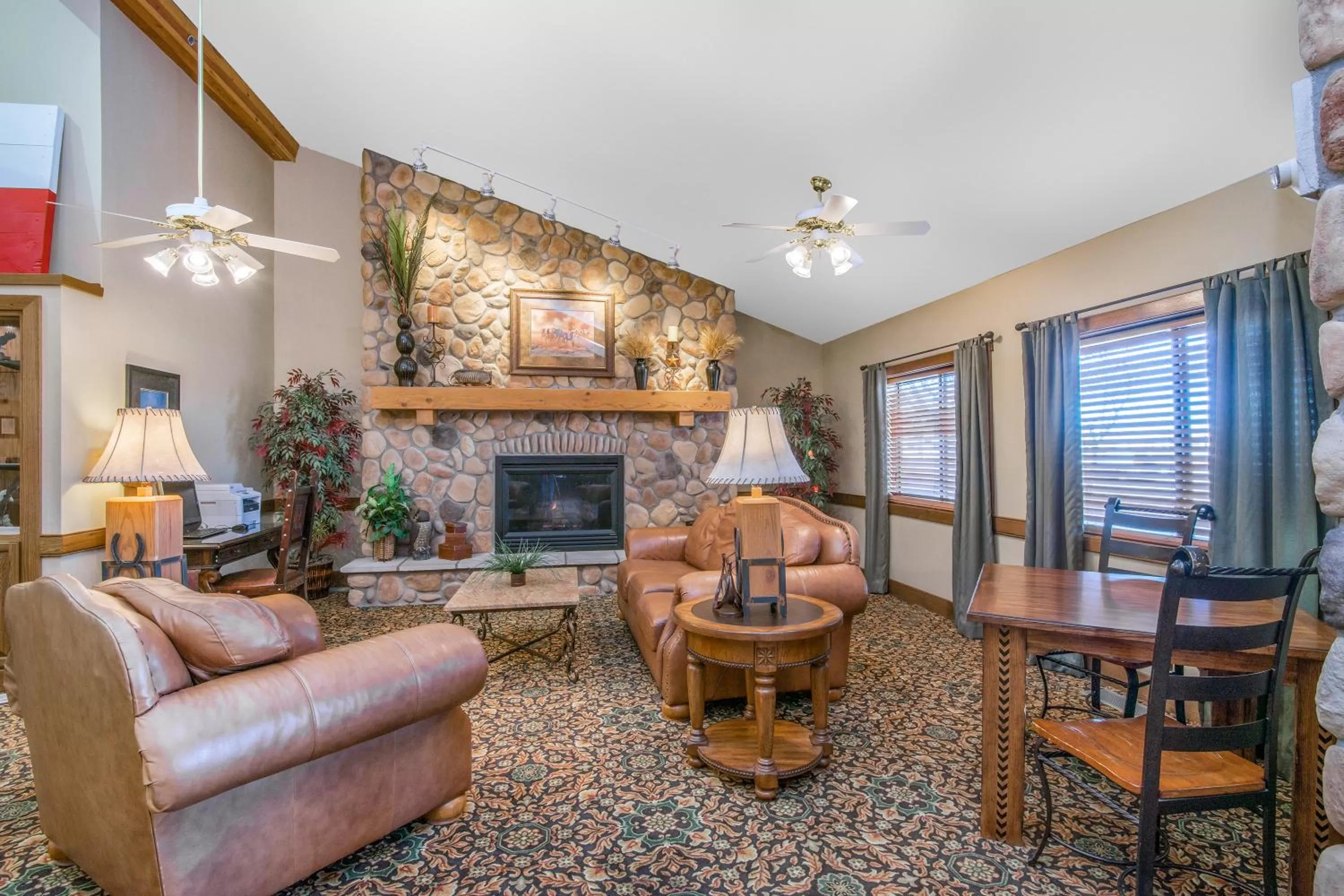 Living room in AmericInn by Wyndham Pampa Event Center