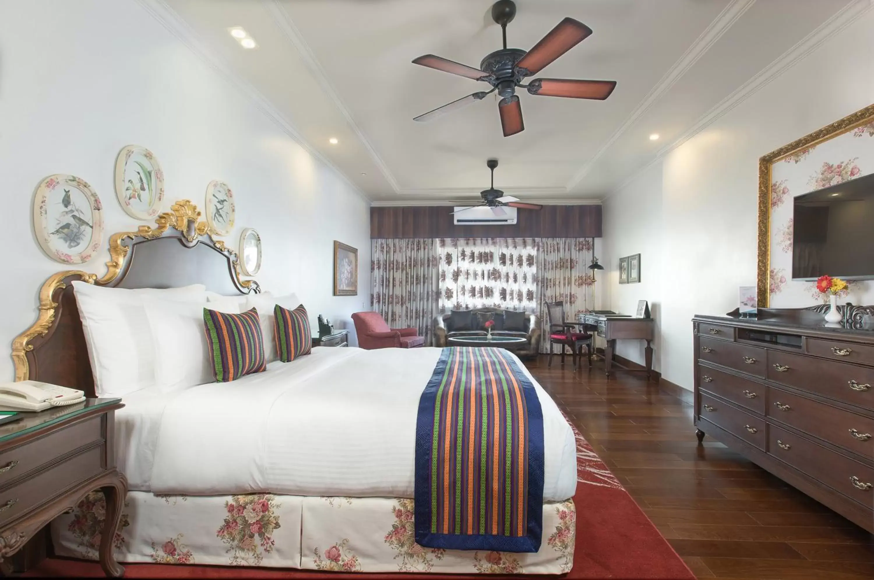 Bed in MAYFAIR Himalayan Spa Resort Bed in MAYFAIR Himalayan Spa Resort