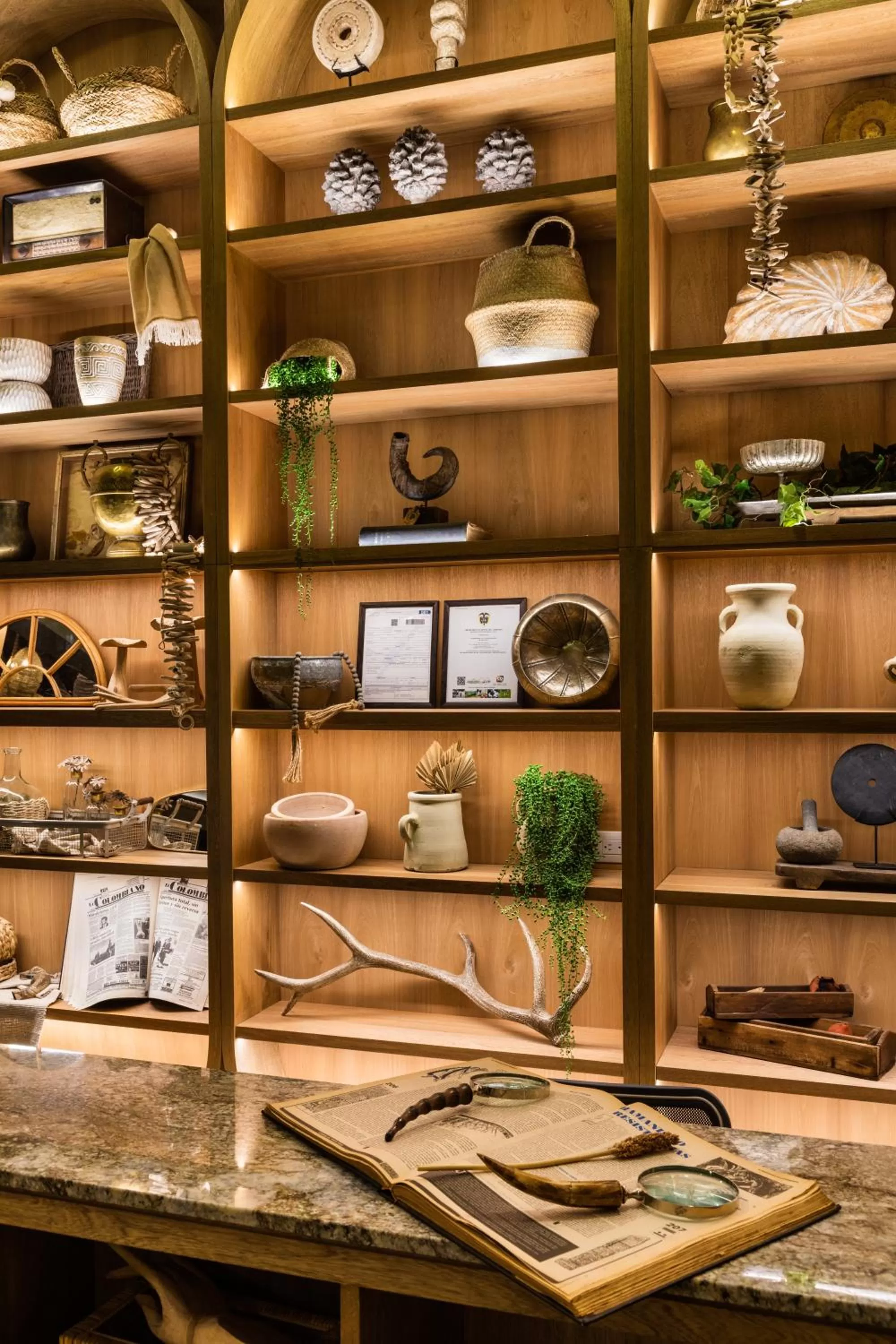 Decorative detail in Tau House